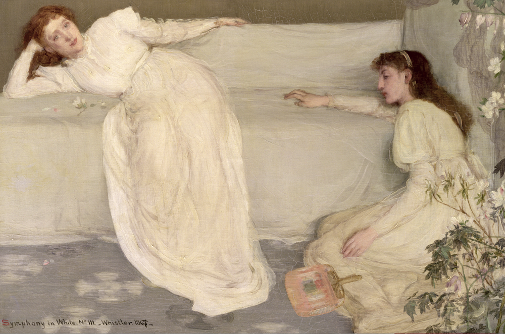 James Abbott McNeill Whistler, "Symphony in White, No. 3" (1865-67)