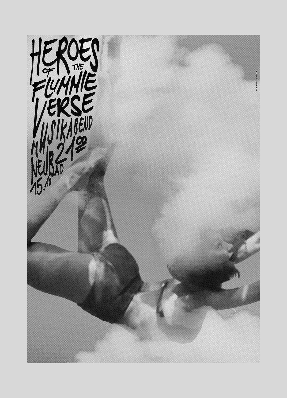 Neubad – heroes of the Flummieverse 2 | Plakatserie 2016 Veranstaltungsreihe von Musikabenden.