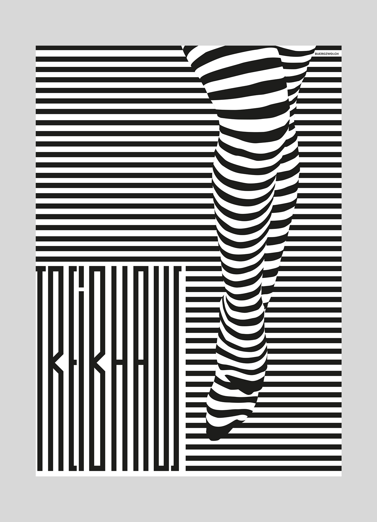 Treibhaus Luzern – Monatsplakat Juni | 2016 Jugendhaus Luzern, Plakate jeweils von verschiedenen Grafikern gestaltet.