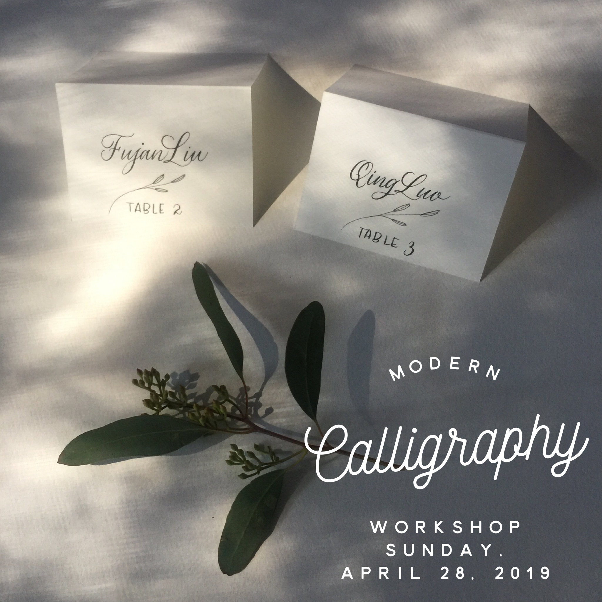 Spring Modern Calligraphy Workshop