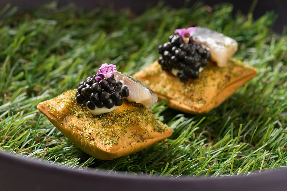 penang fine dining closeup food detail