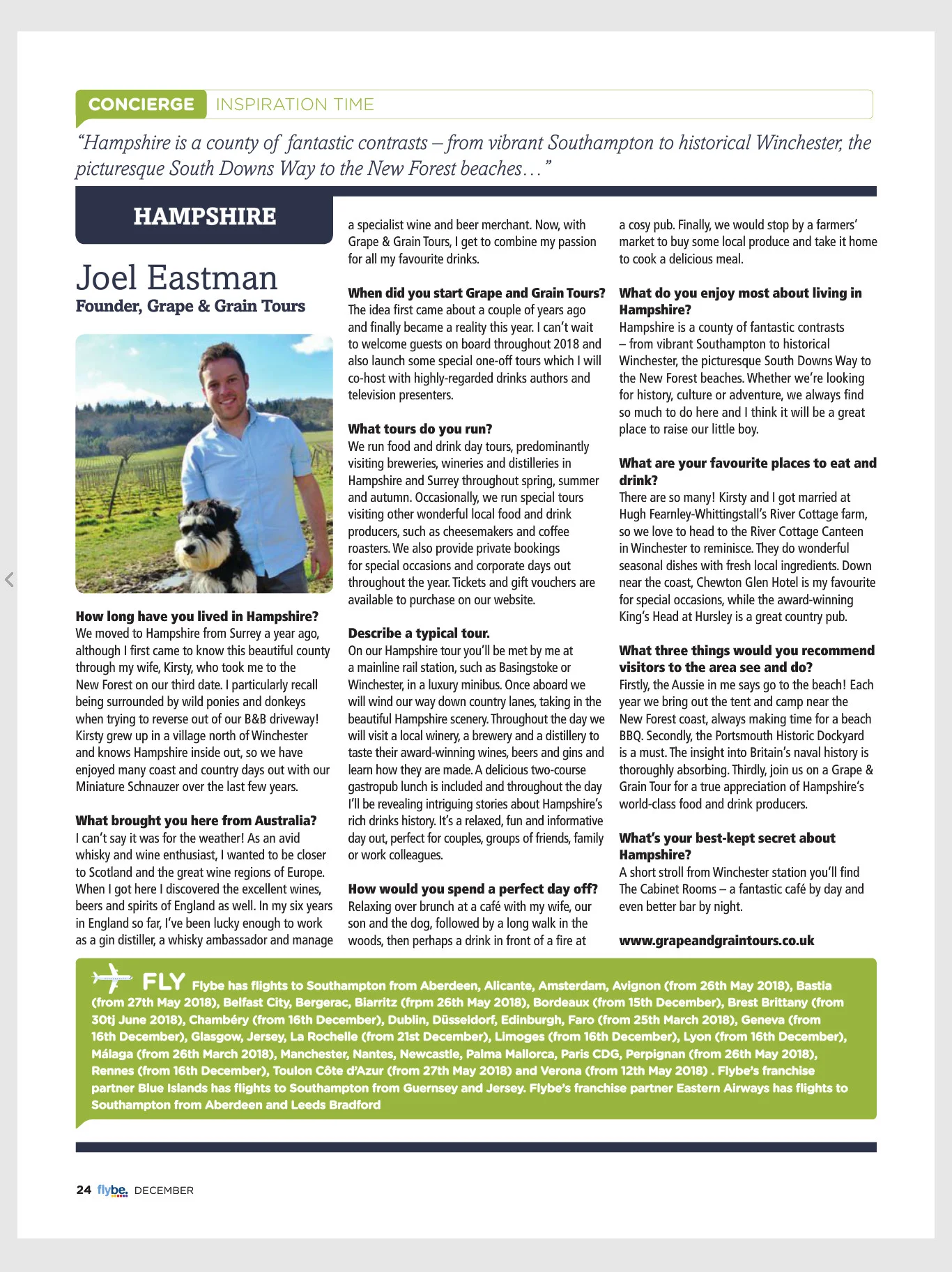 Flybe Flight Time Interview December 2017