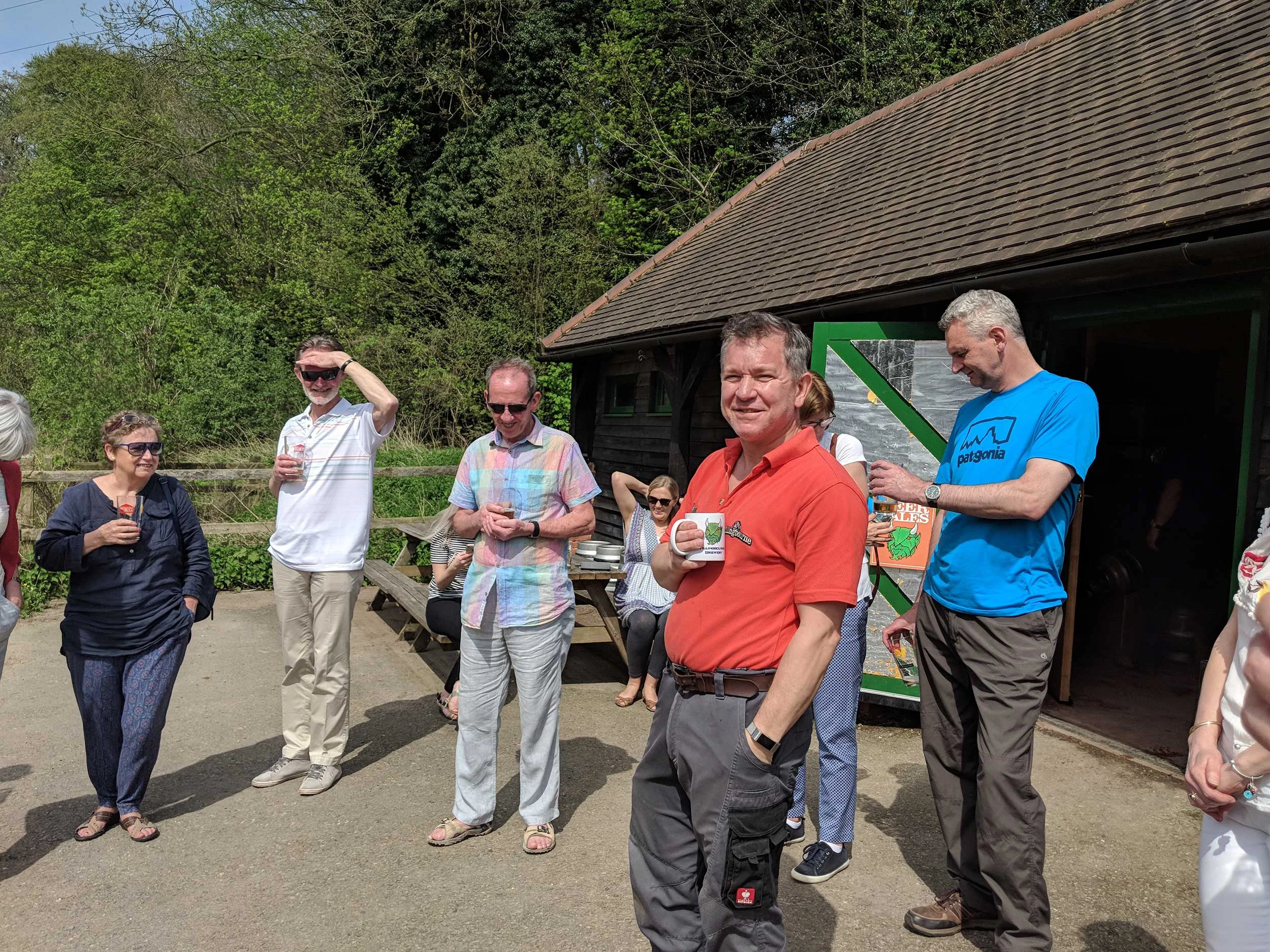 Brewery tour at Tillingbourne Brewery