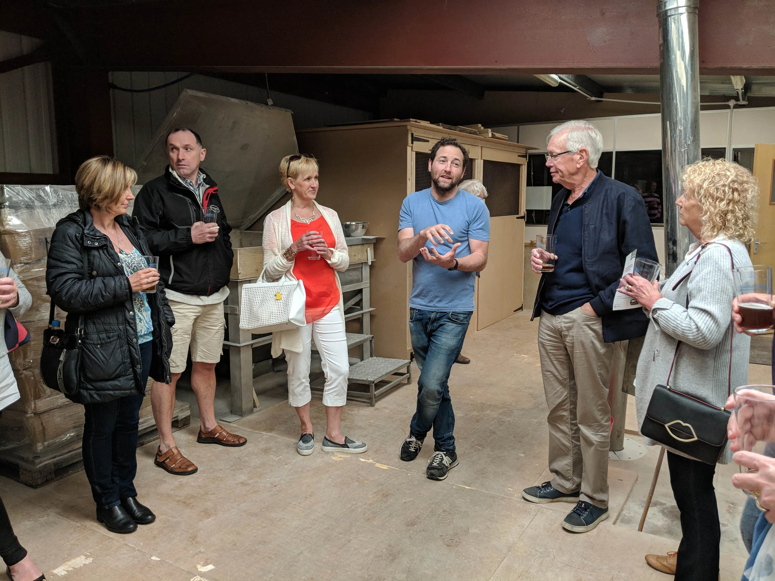 Brewery tour at Itchen Valley Brewery