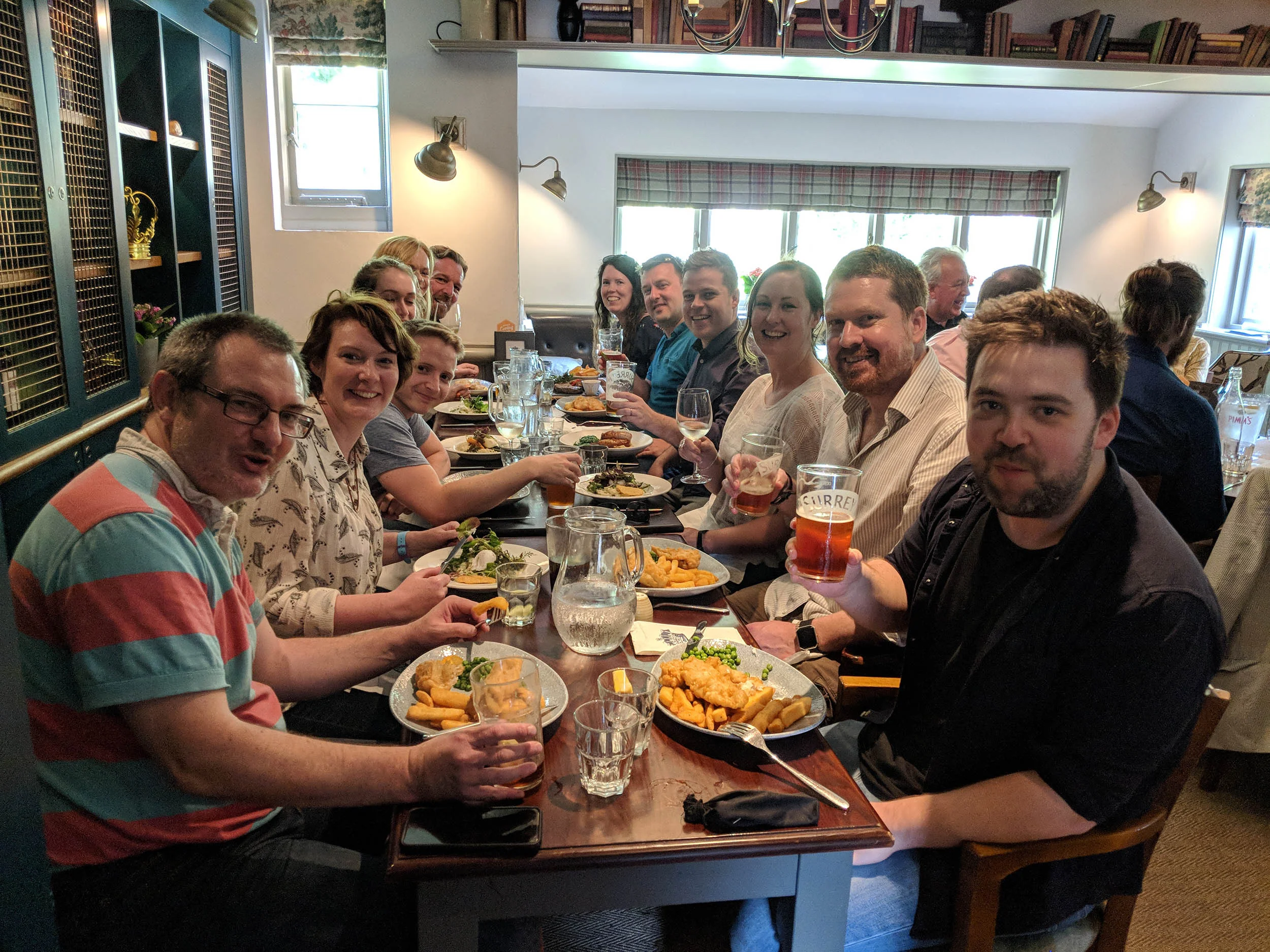 Lunch at The Queen's Head, East Clandon