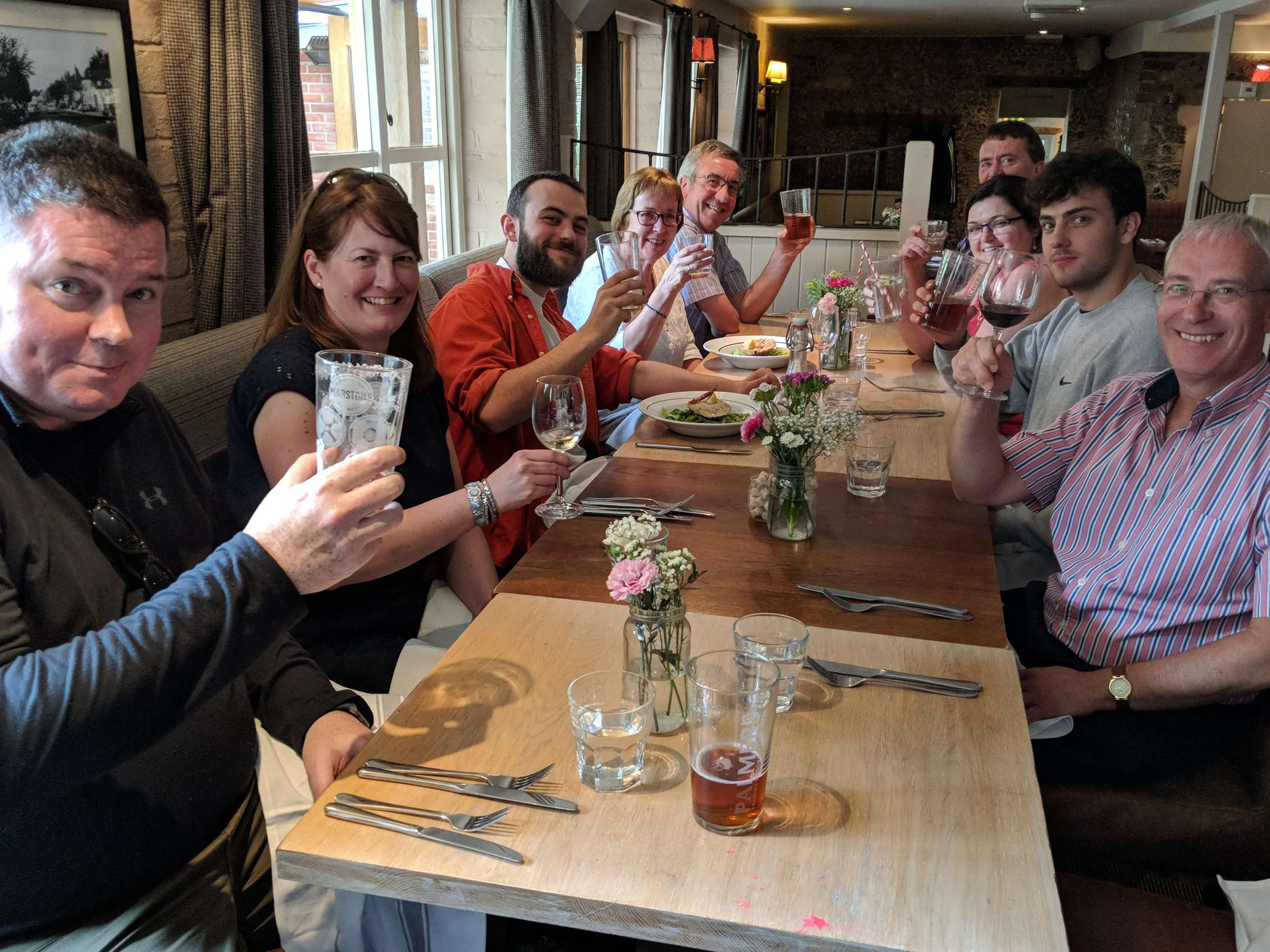 Lunch at The Woolpack Inn