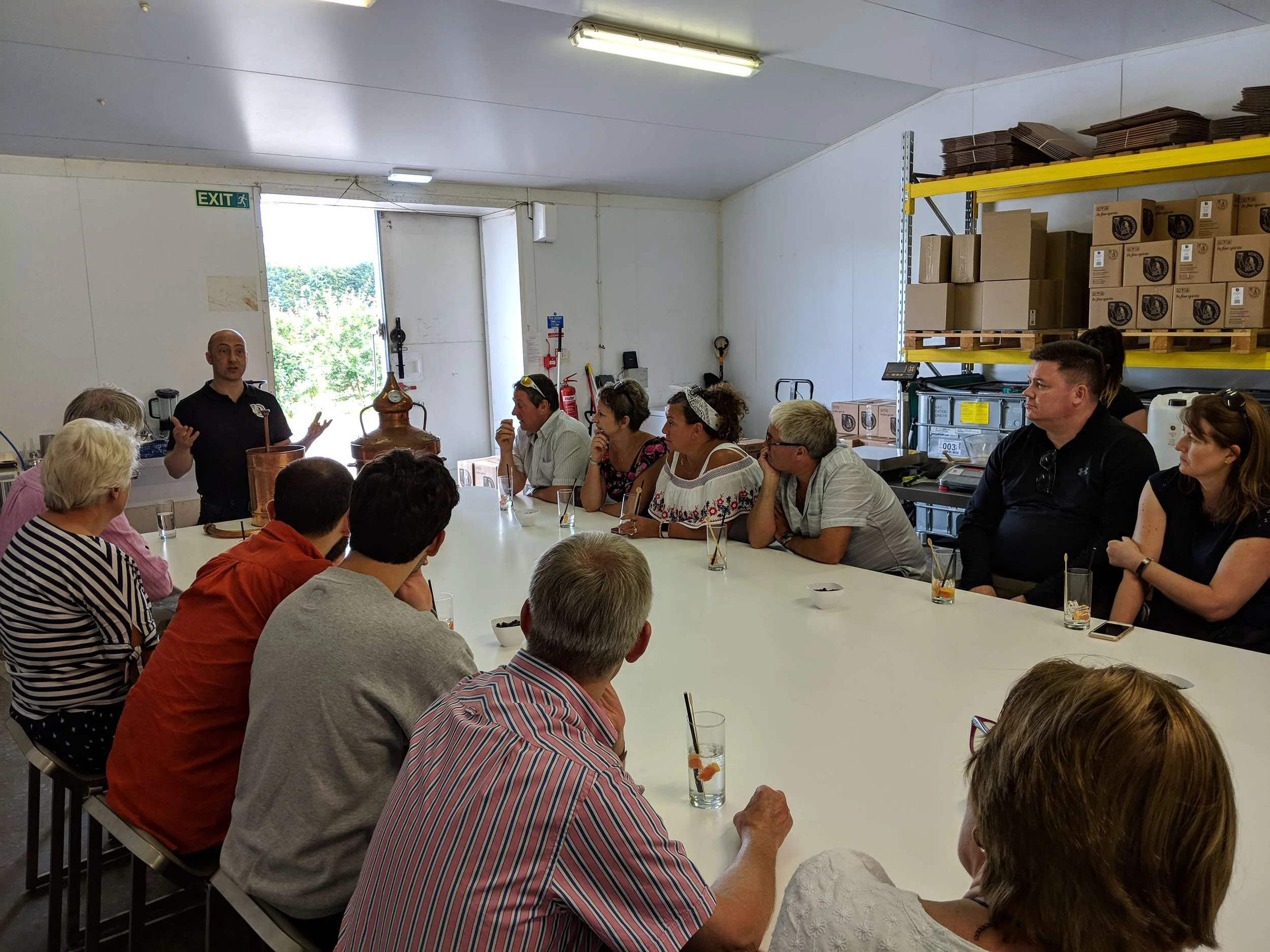Distillery tour at Winchester Distillery