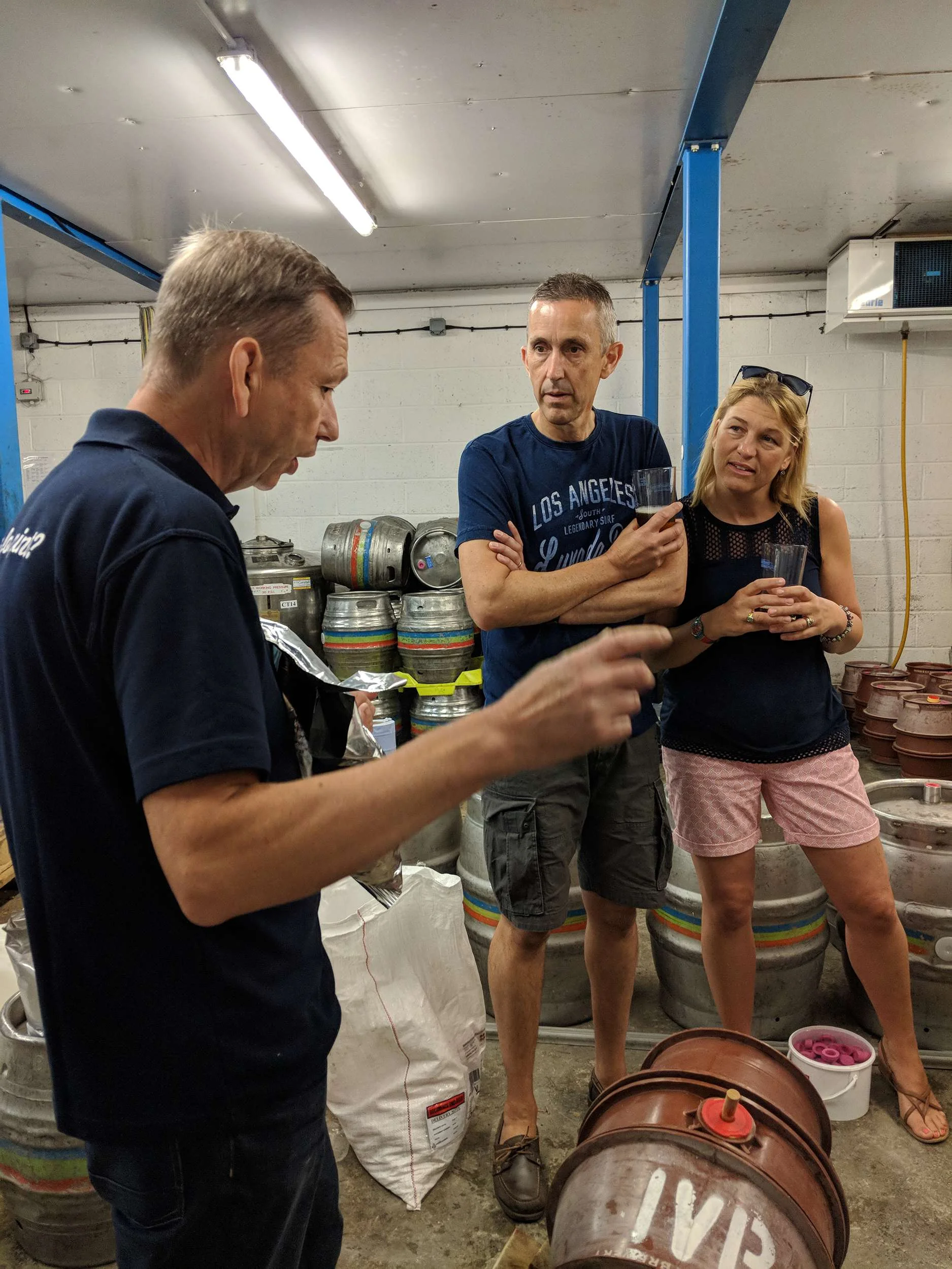 Beer tasting at Itchen Valley Brewery