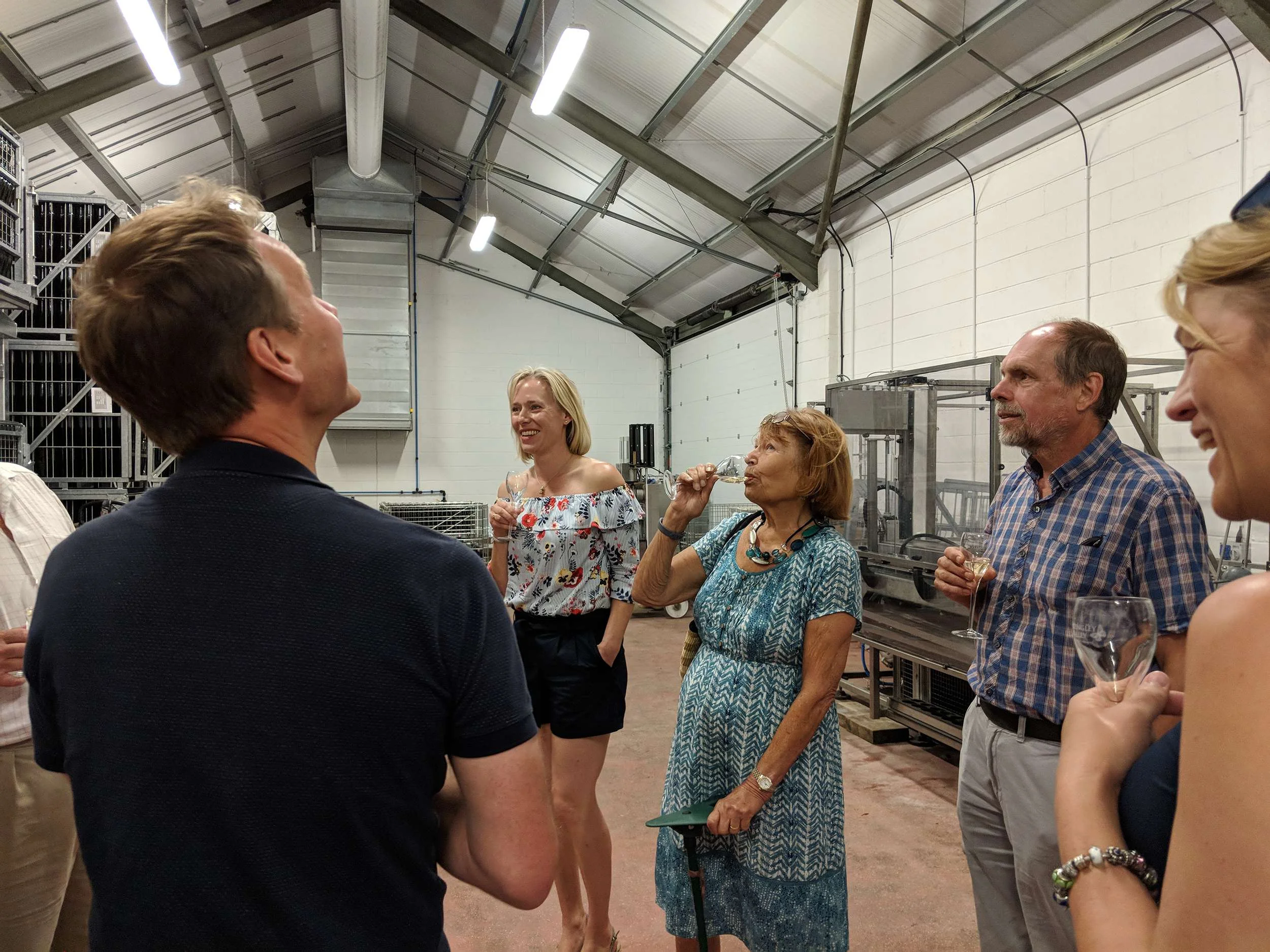 Winery tour at Hattingley Valley Wines