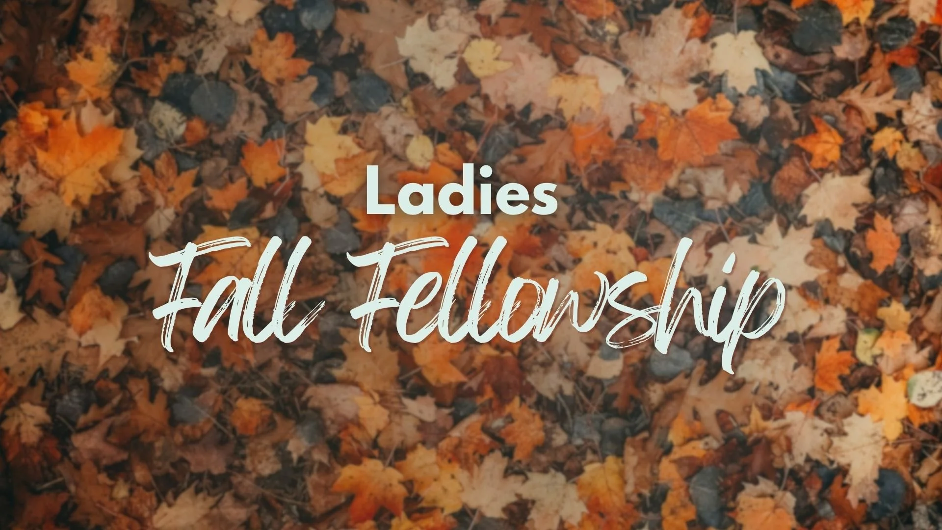 Ladies Fall Fellowship 