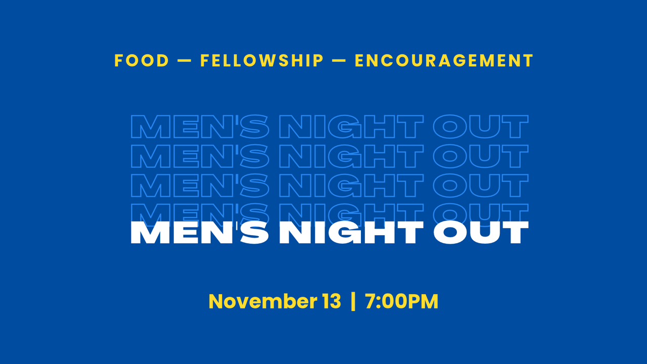 Men's Night Out 