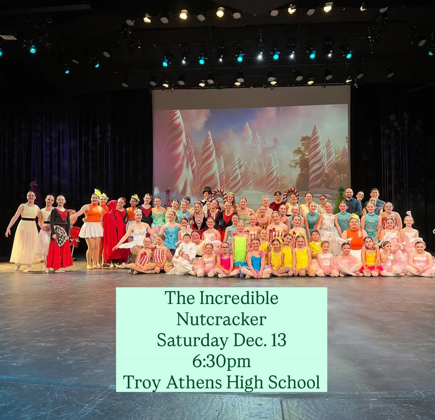 The Incredible Nutcracker is TONIGHT! Join us for this modern day take on the holiday classic! Tickets will be available online until 1pm today and then for $25 at the door. Make The Incredible Nutcracker your new holiday tradition!
🩰❄️🎄💂🏼&zwj;♂️