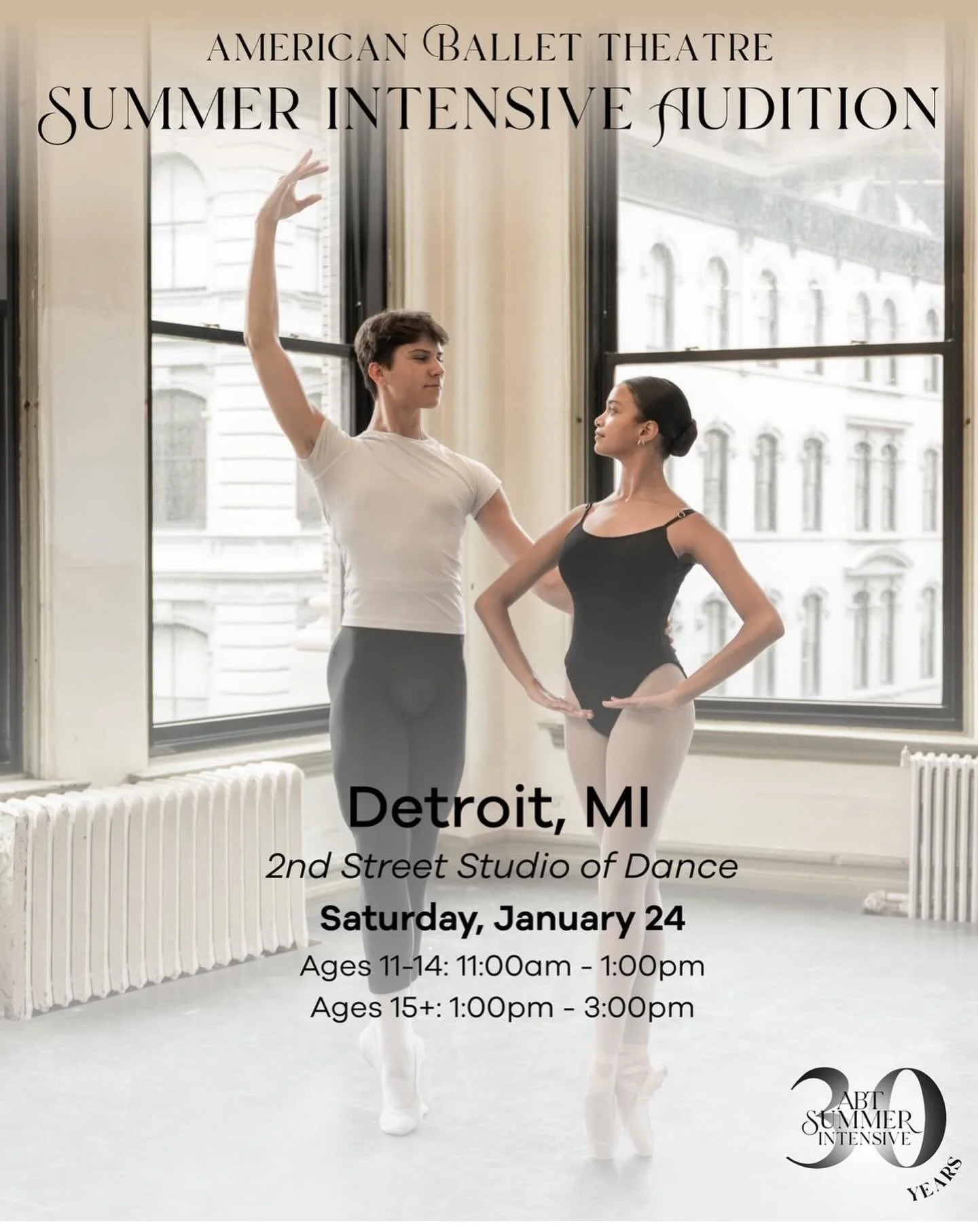 Honored to be hosting the summer intensive auditions for @abtschool today. 🩰

#2ndstreetdance #abtschool #summerintensive #auditions