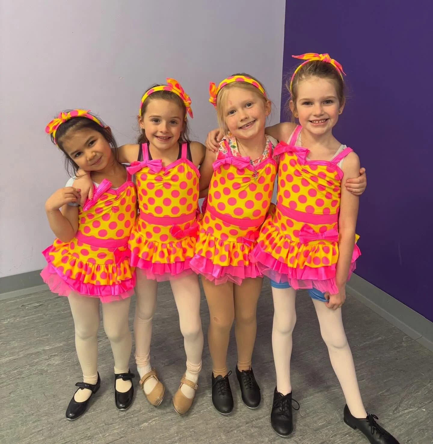 How cute are these tap dancers in their costumes! 🩷 

#2ndstreetdance #tapdance #tapcostume