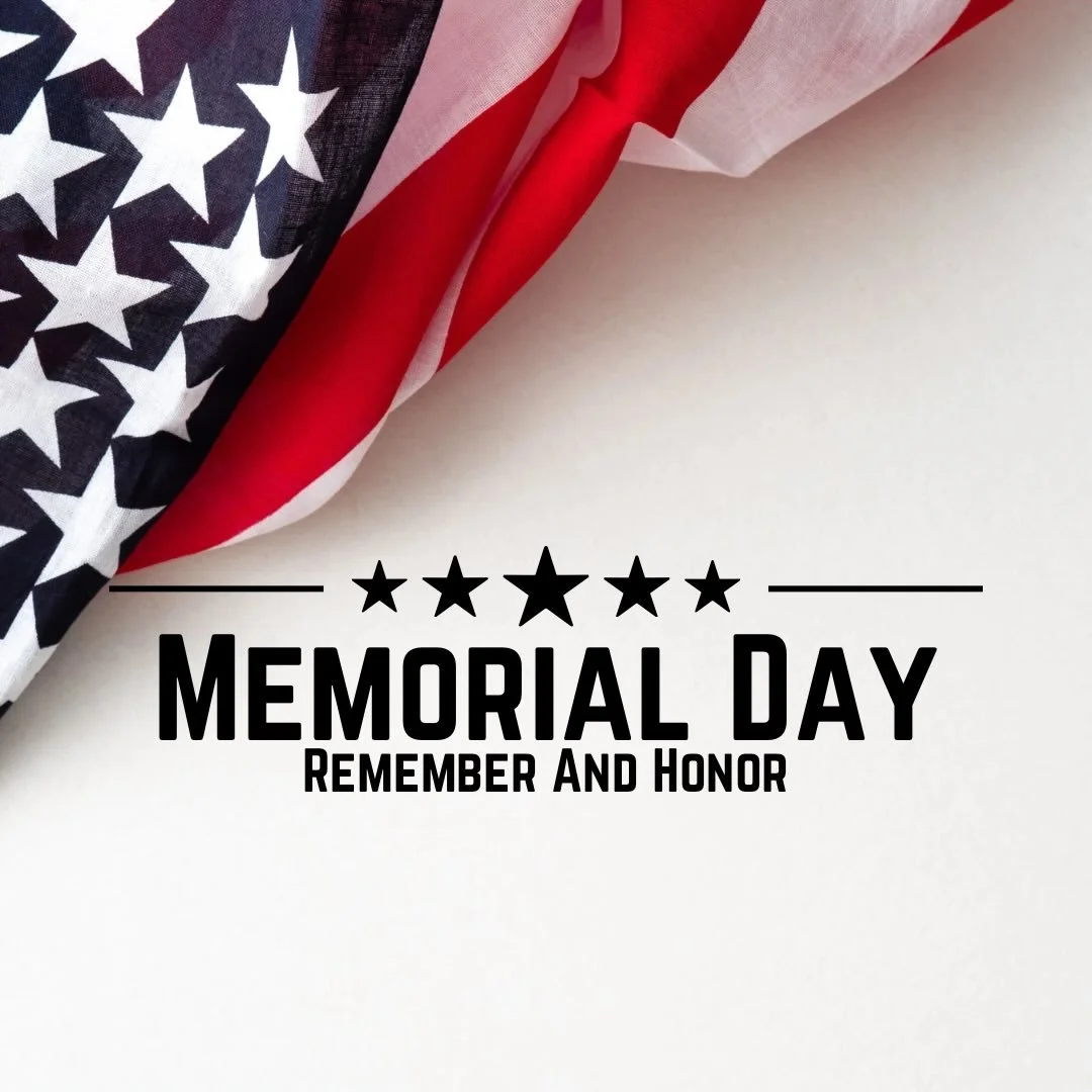 We are closed for Memorial Day. Remember &amp; Honor🇺🇸