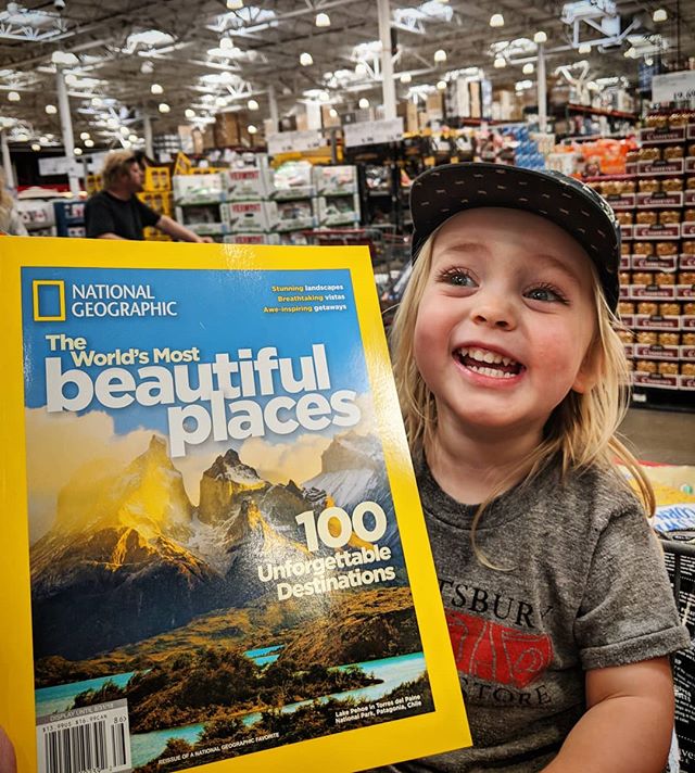 Cameron's nephew Miles was pretty psyched to find Torres del Paine on National Geographic too :) One of our most memorable days...
