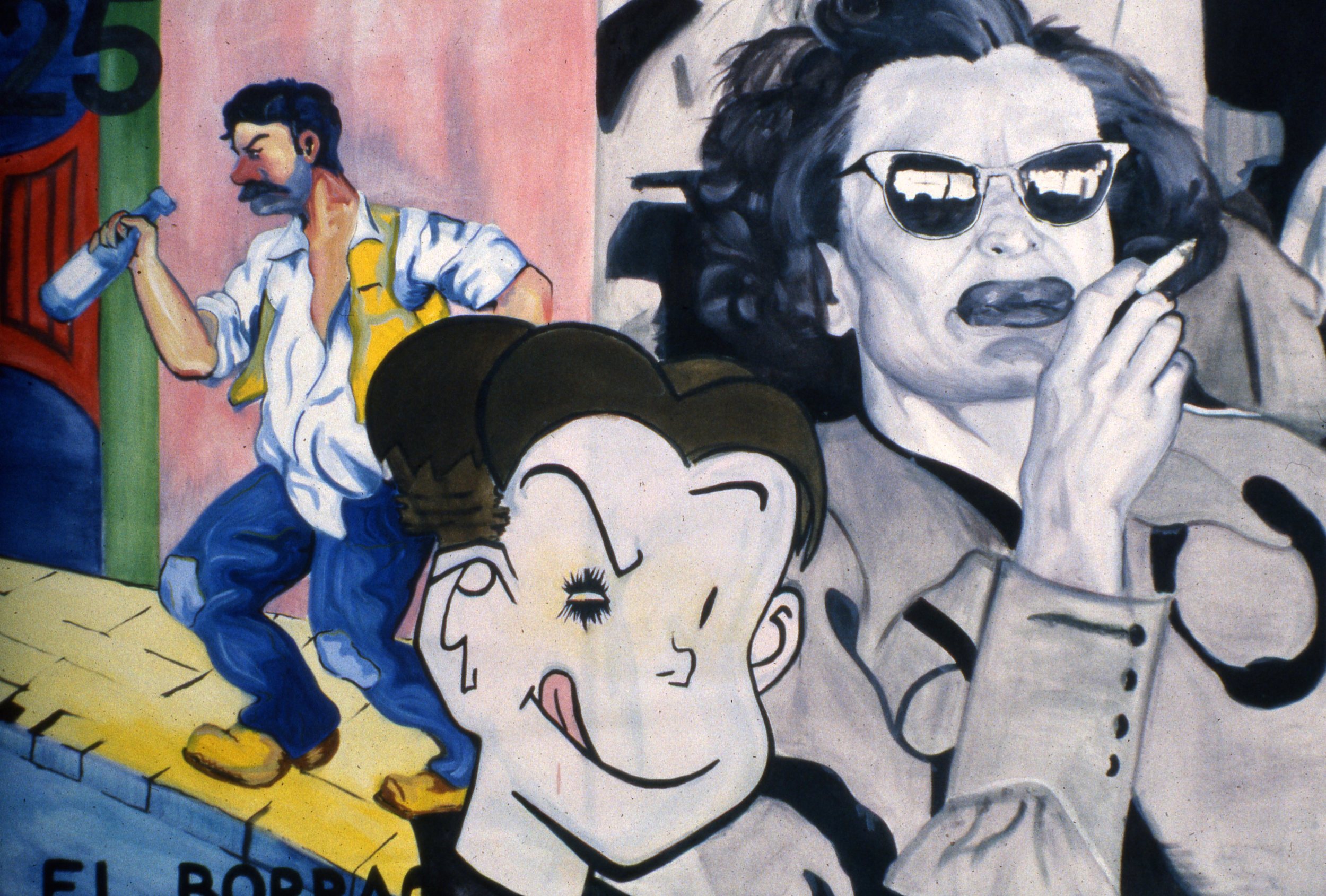 El Borracho, oil on canvas, 32" x 42", 1997