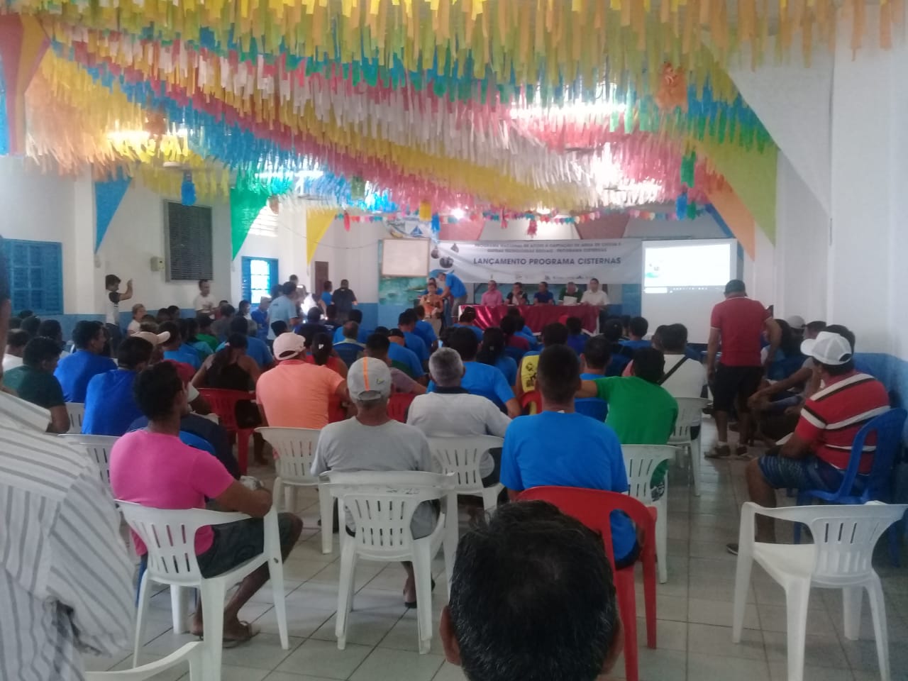 Lançamento na sede da colônia de pescadores Z-20