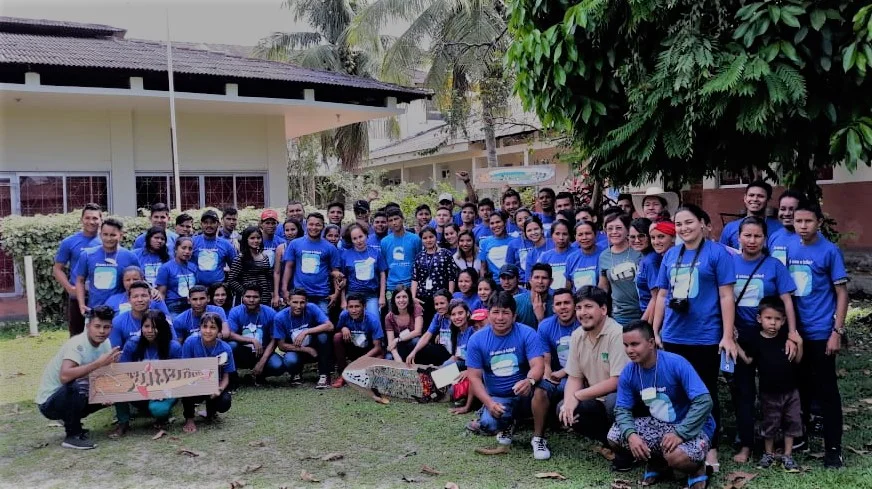 Jovens de diferentes etnias participam do encontro Ciência Cidadã em Tefé no AM