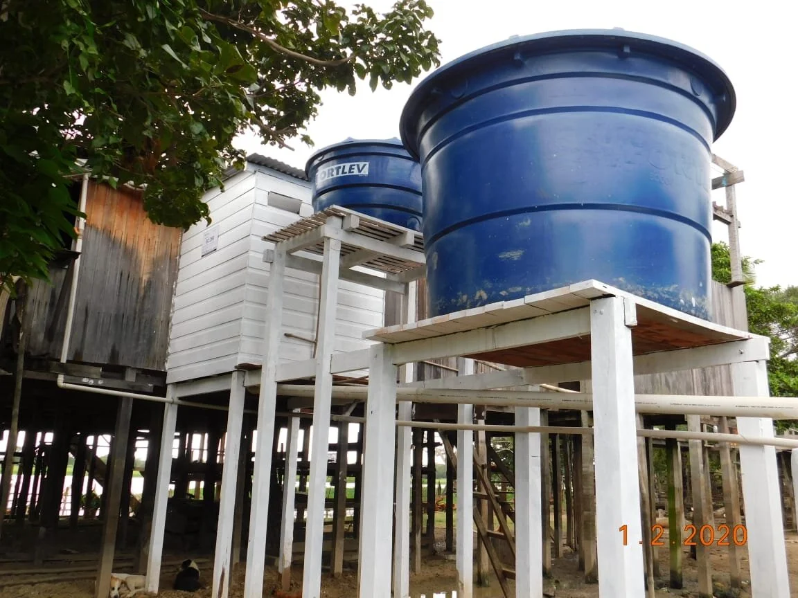 Tecnologias do Cisterna em Tapará Grande em funcionamento. Entrega será realizada em cerimônia;