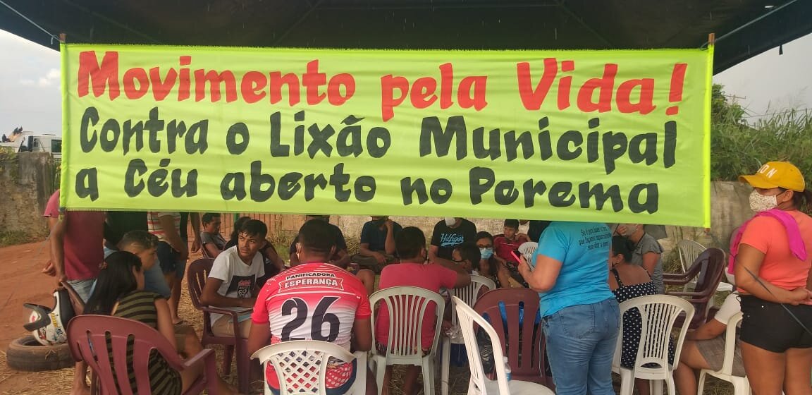 Nota de solidariedade com os manifestantes e de repúdio à prefeitura de Santarém pela forma como administra a crise socioambiental do incêndio do lixão de perema