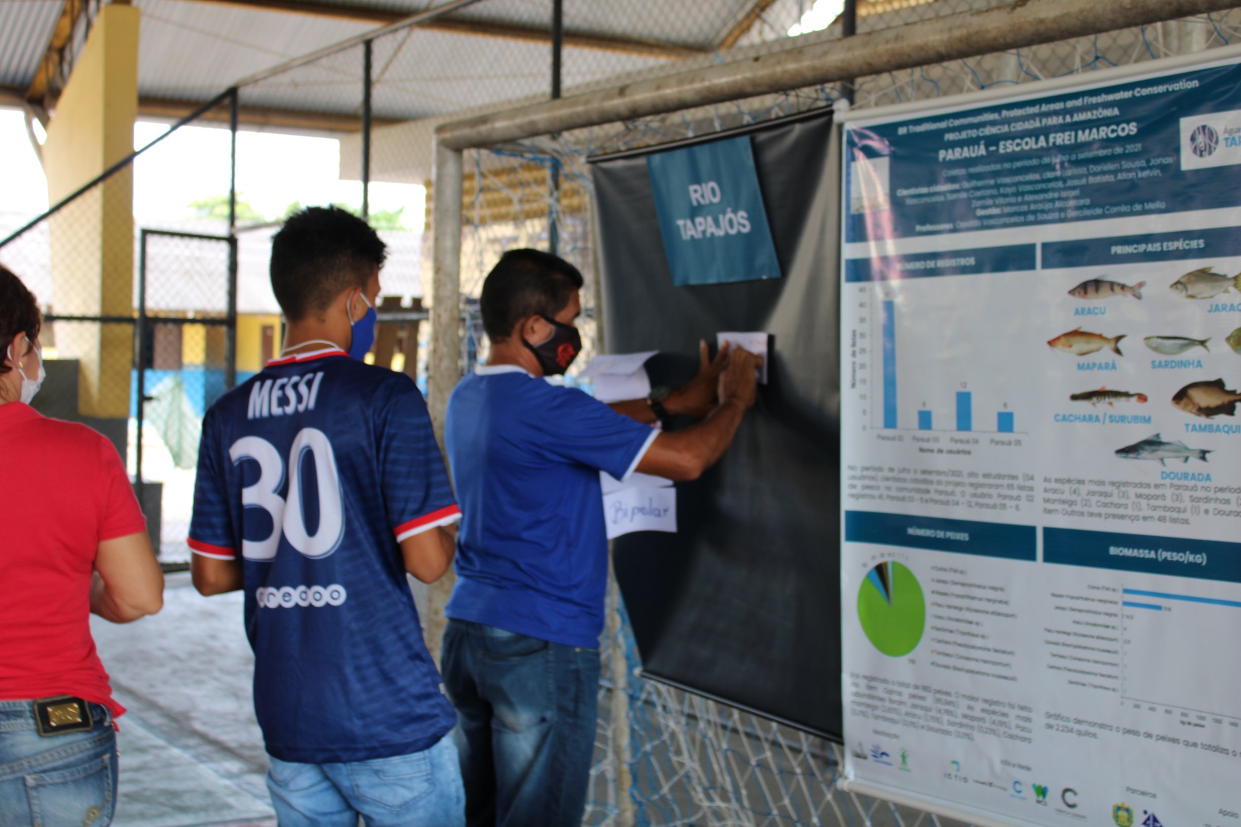 Dinâmica participativa de educação ambiental e manejo dos recursos pesqueiros, marca nova devolutiva de dados do Projeto Ciência Cidadã para a Amazônia&nbsp;