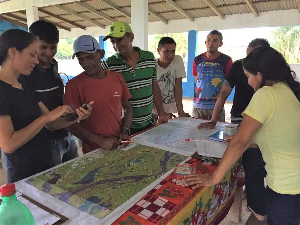 Pescadores do Lago Grande identificam lagos para registro do acordo de pesca junto à Semas