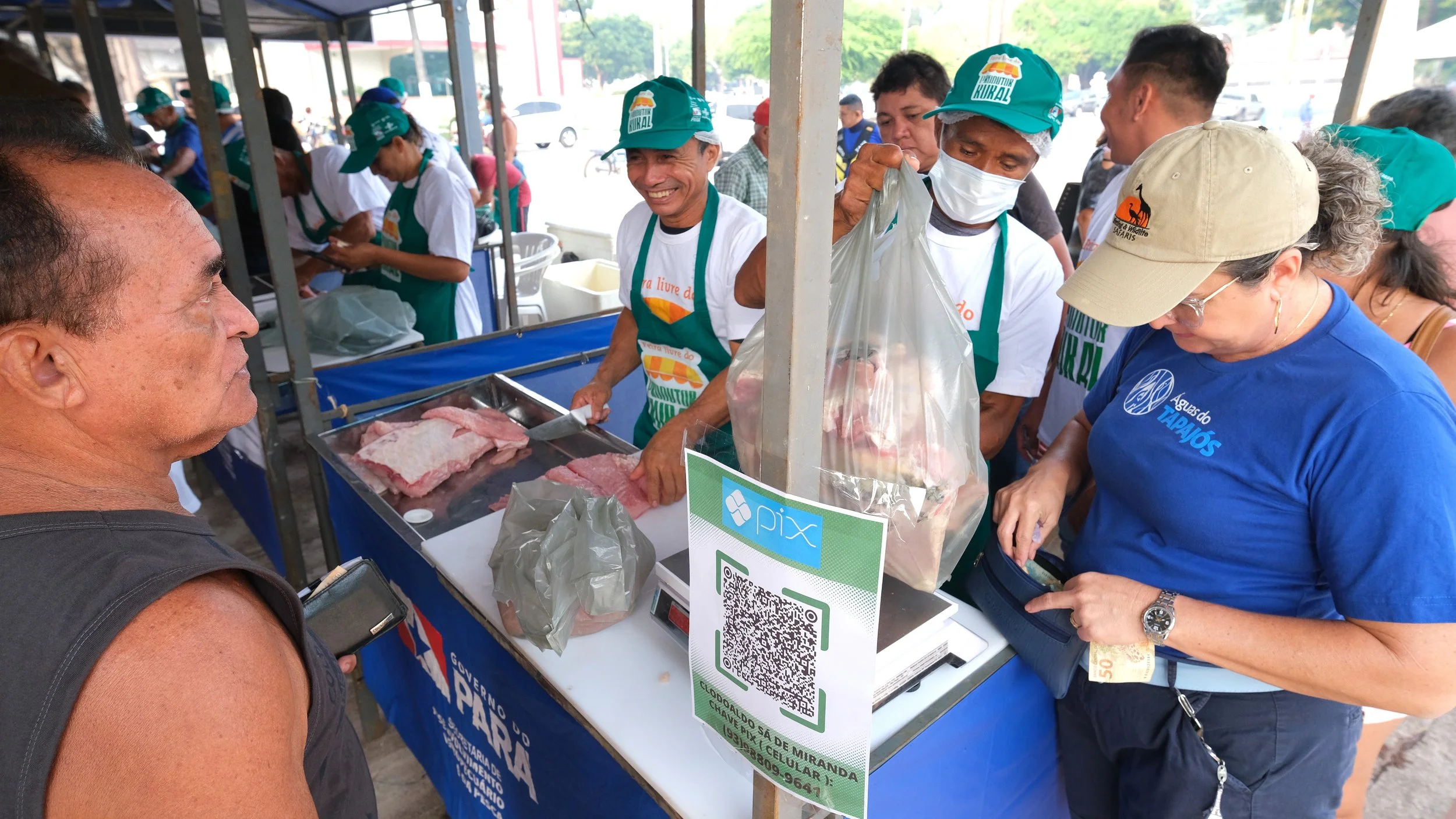 Duas toneladas movimentam quarta edição da Feira do Pirarucu de Manejo