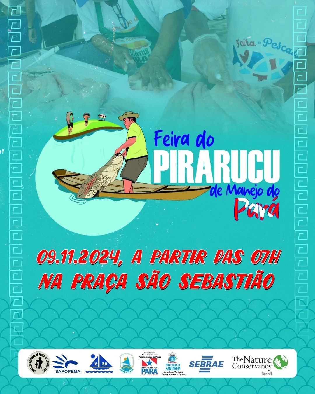 V Feira do Pirarucu de Manejo do Pará será realizada em 9 de novembro em Santarém