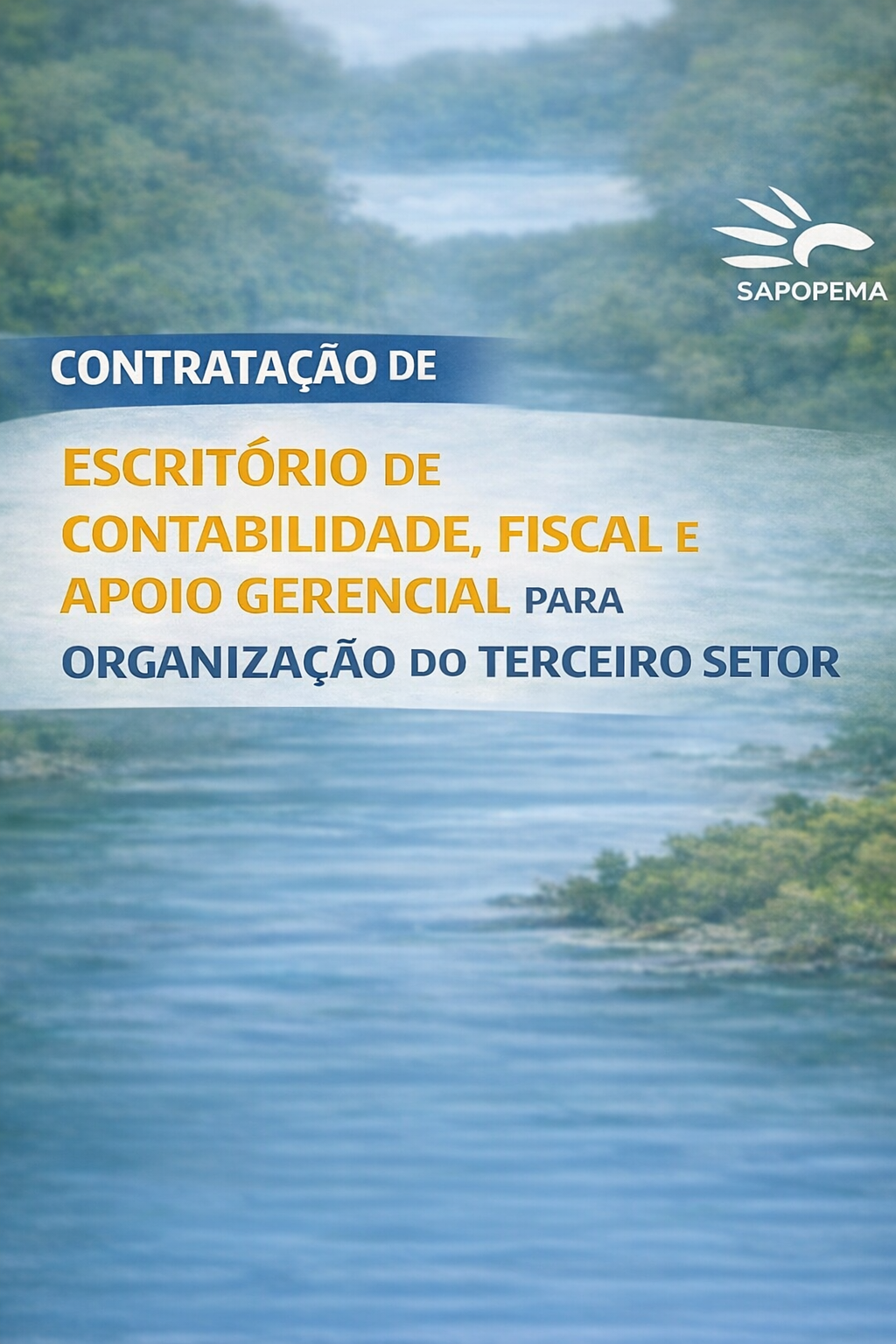 Edital para contratação de escritório de contabilidade, fiscal e apoio gerencial para organização do terceiro setor