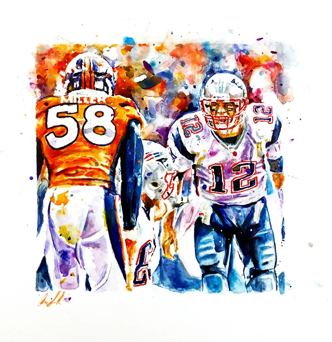 "Von Miller vs Tom Brady"