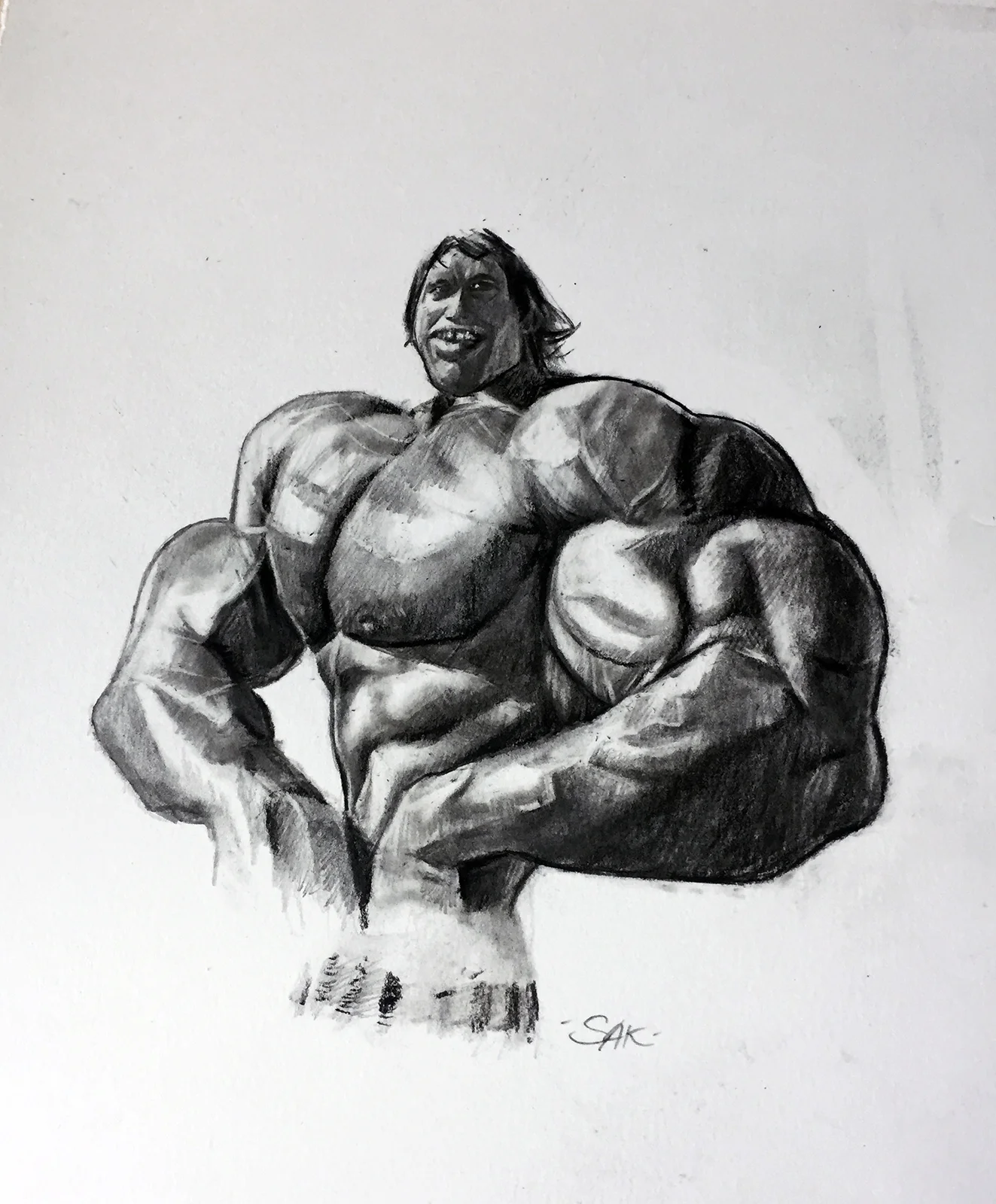Arnold caricature 