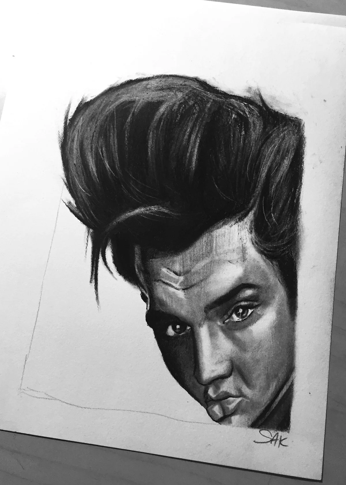 Elvis caricature 