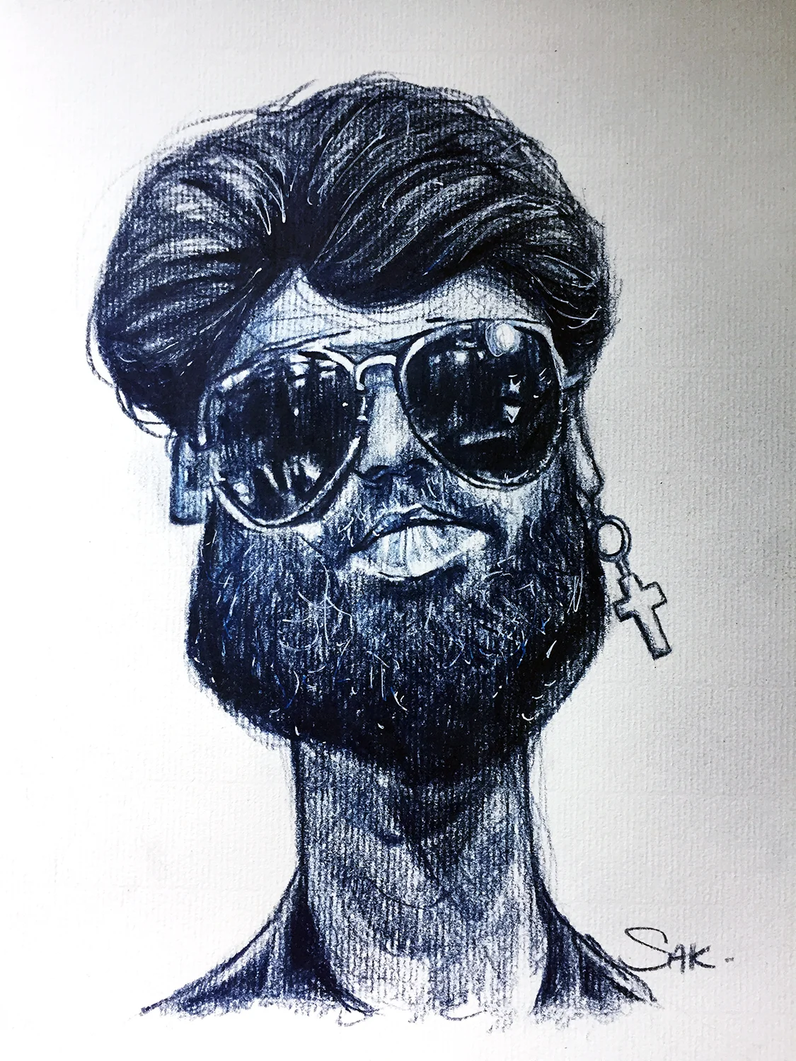 George Michael caricature 