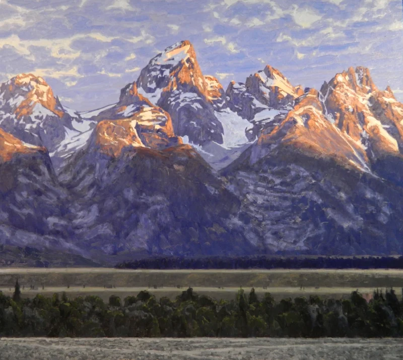 Grand Reveal - 34"x38" oil on panel