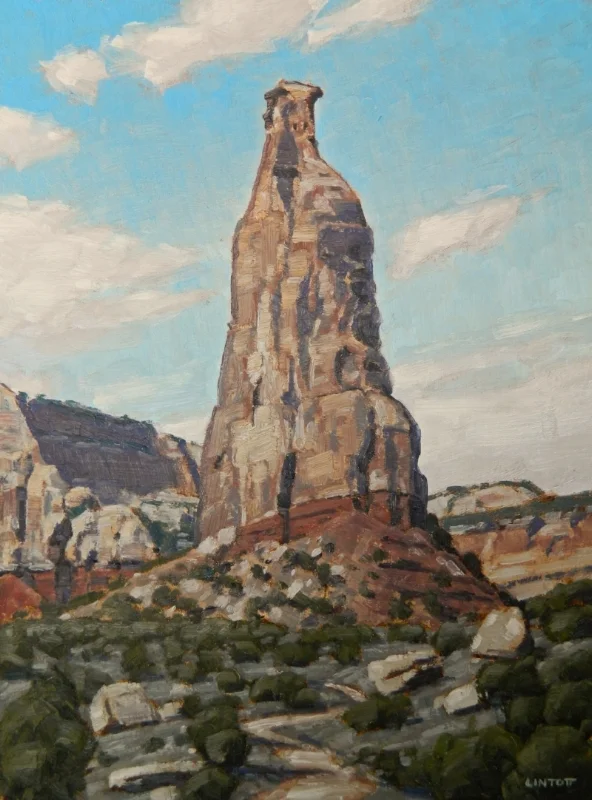 Independence Monument, oil - 16"x12" SOLD