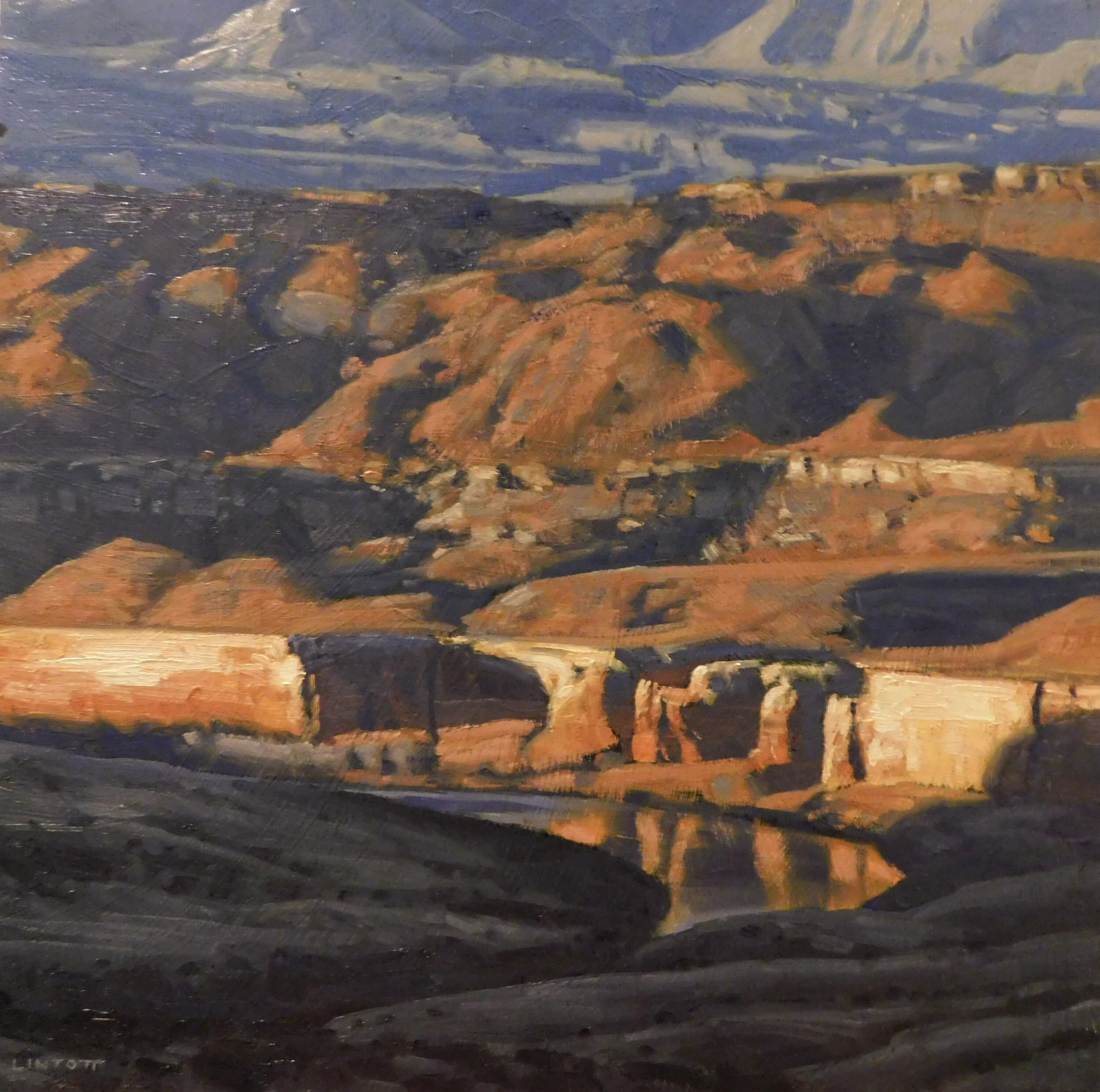 View of Steve's Loop, oil - 16"x16" - SOLD
