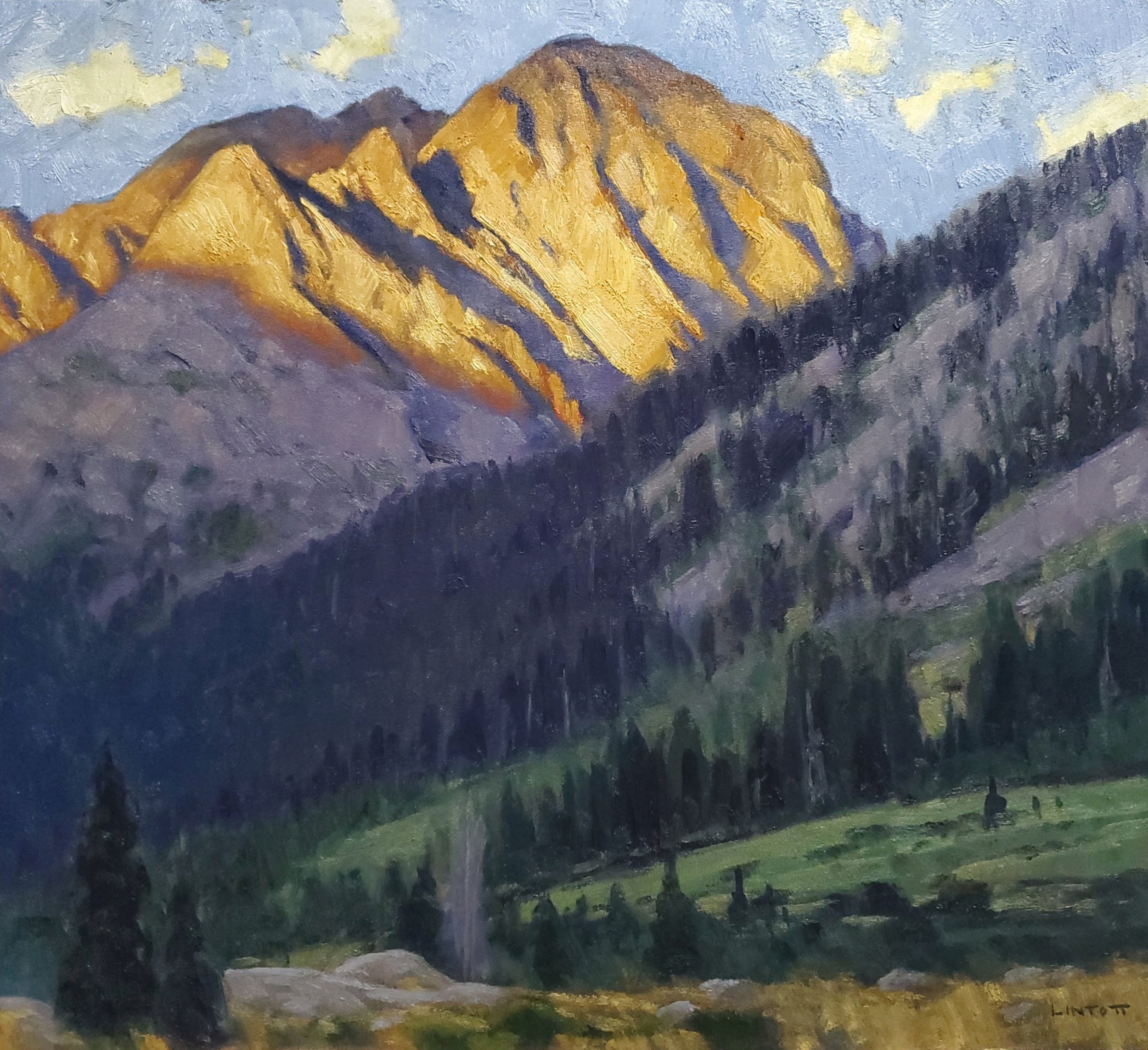 Daybreak- Oil, 14"x15.5"