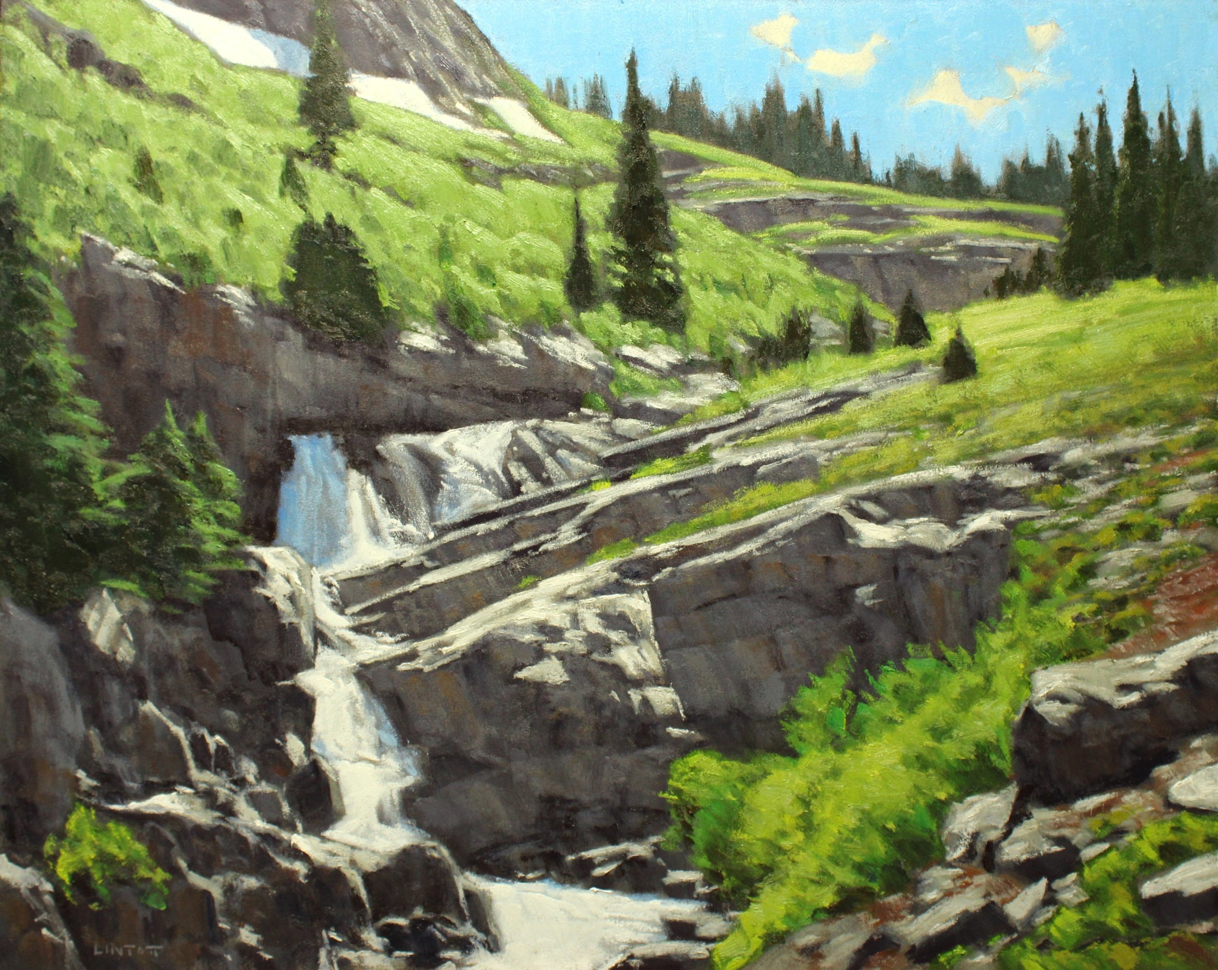 Upper Rock Creek- Oil, 16"x20"