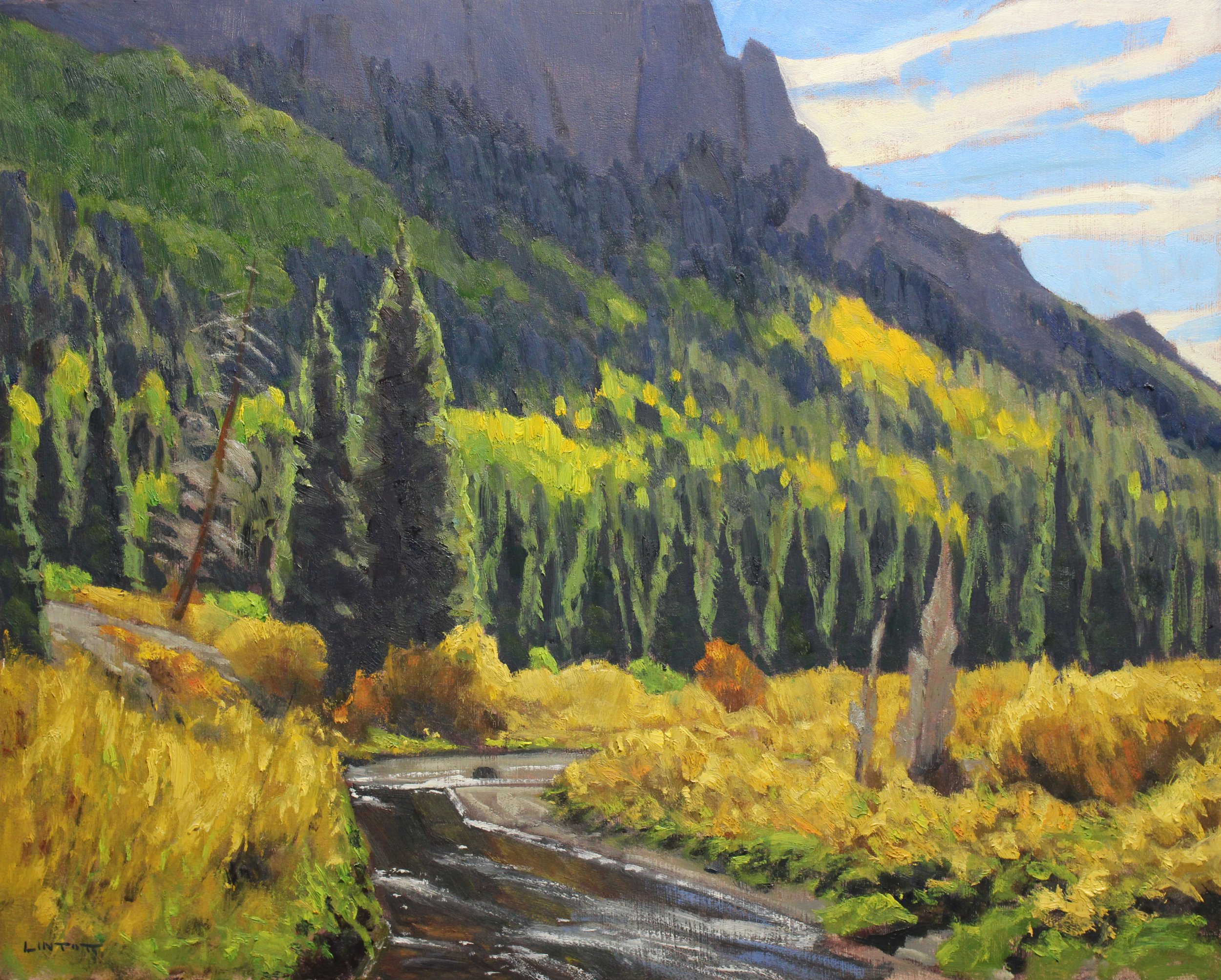 Little Cimarron, Fall - Oil, 16"x20"