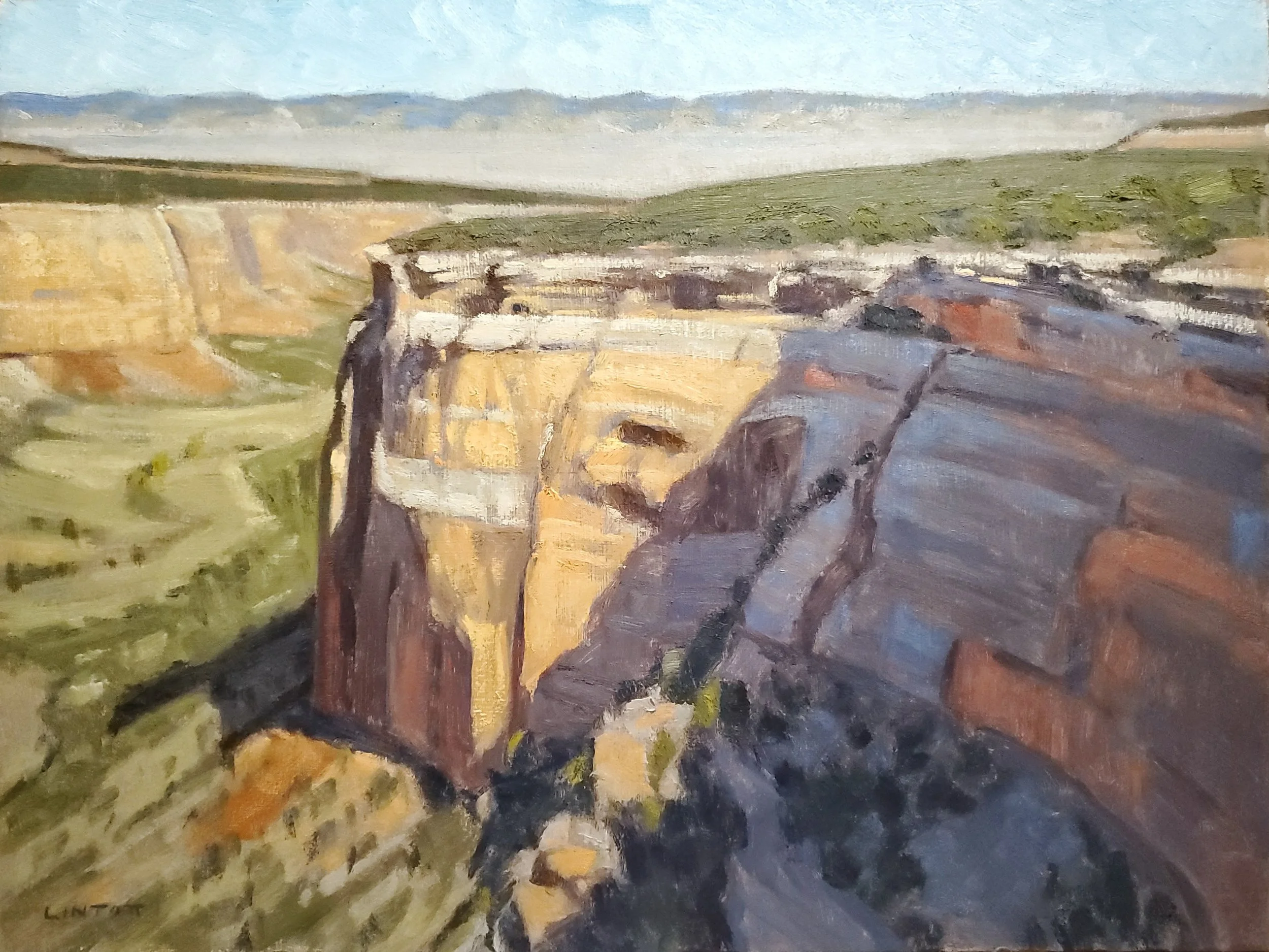 Ute Canyon Formation - Oil, 12"x16"