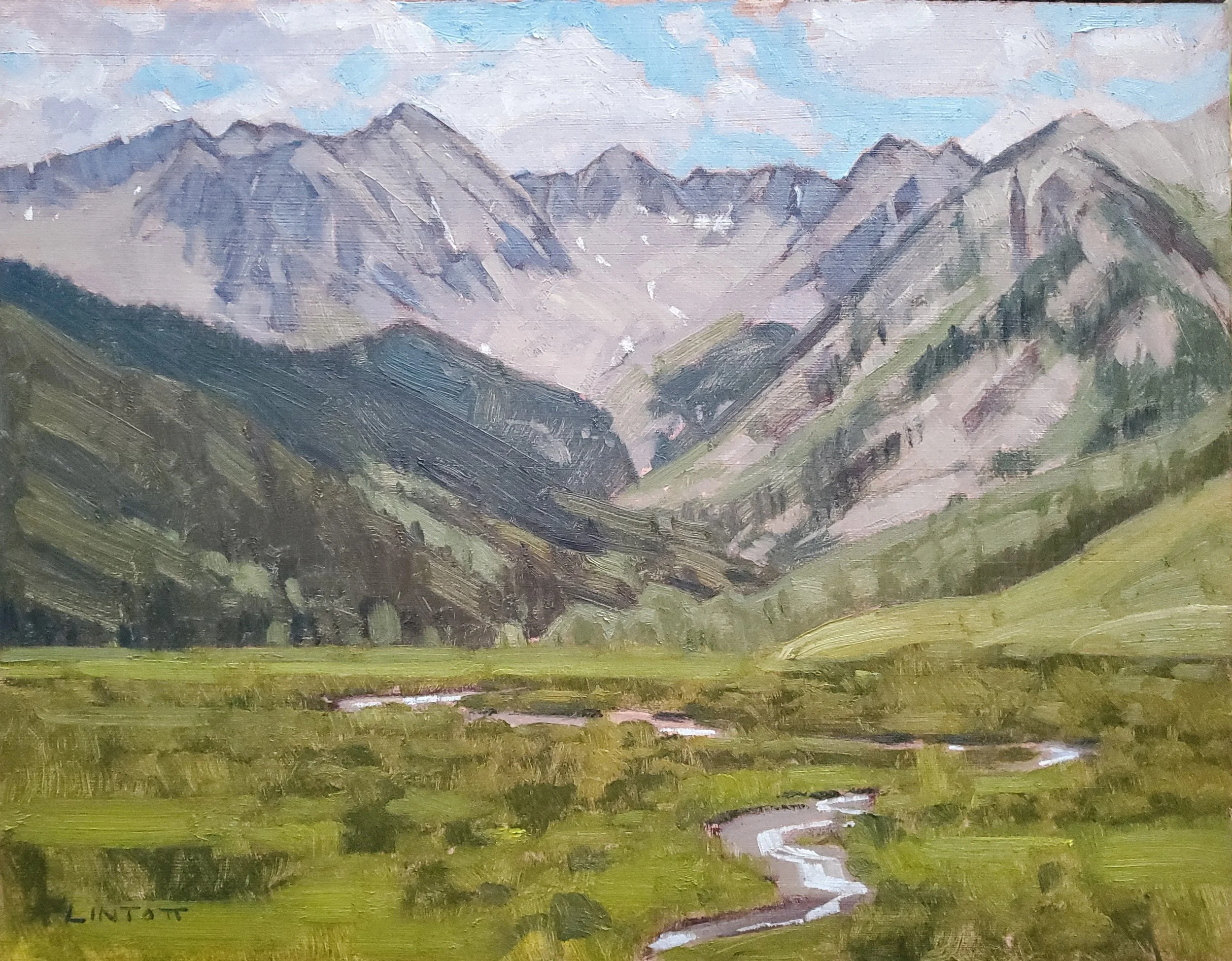 Castle Creek Vista - Oil, 11"x14"