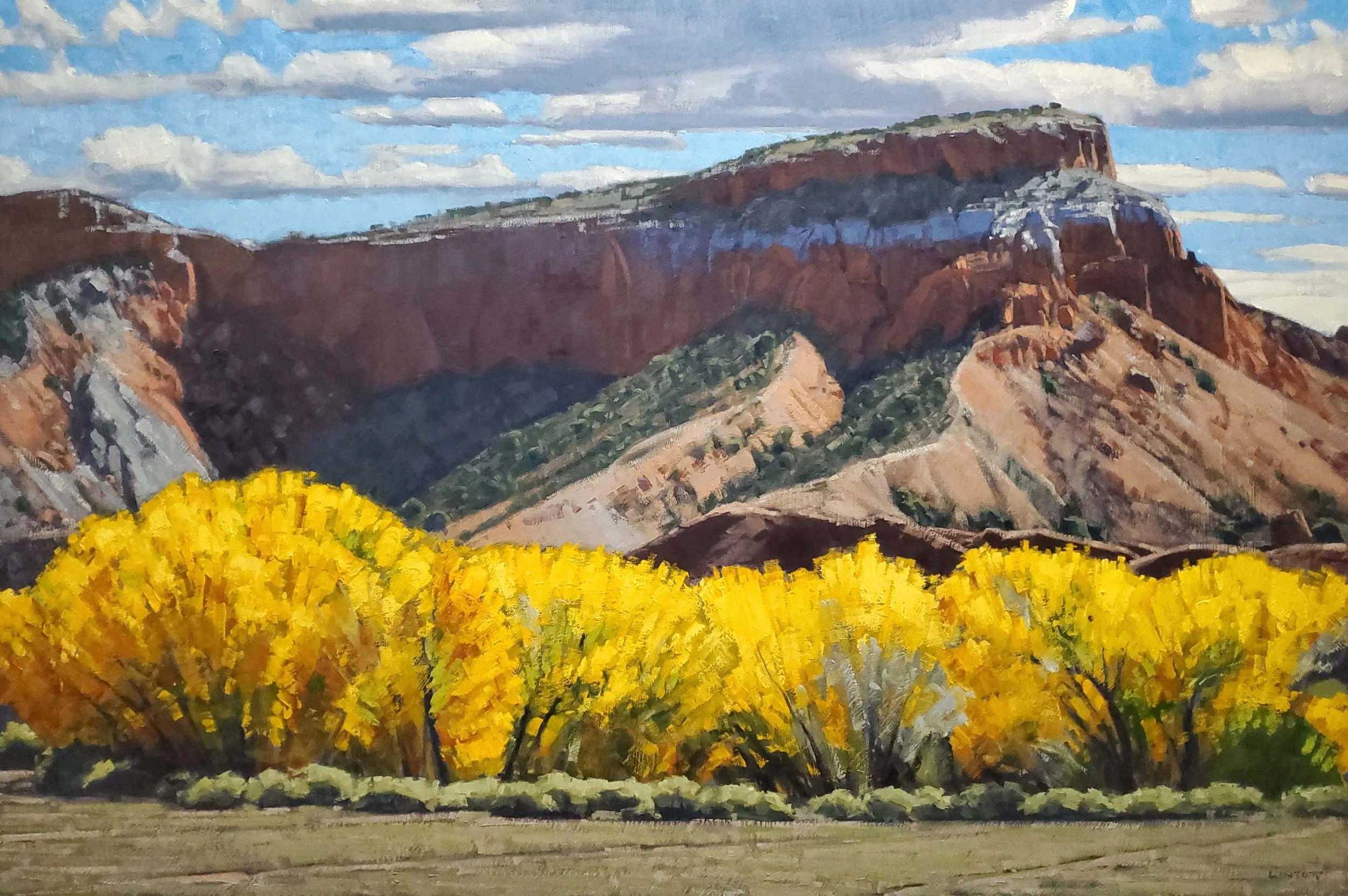 Ghost Ranch Procession - Oil, 20"X30"