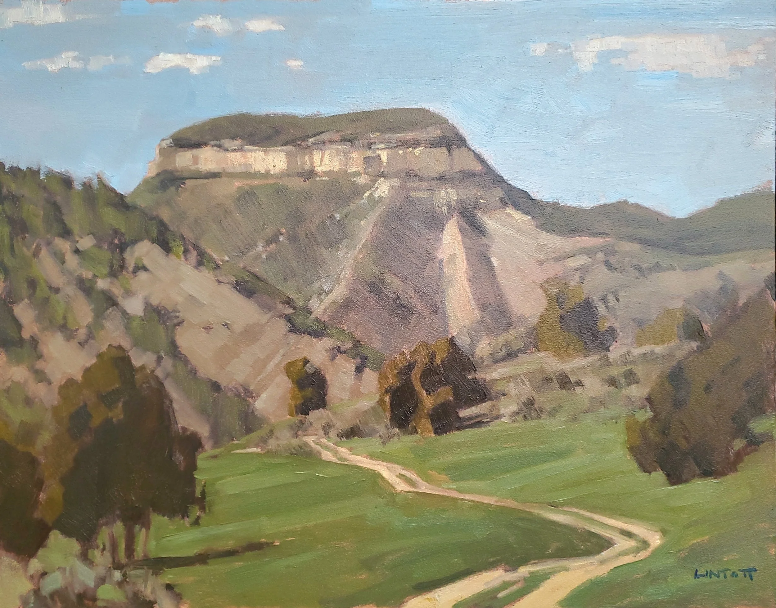 Upper Muddy Creek - Oil on panel - 11"x14" SOLD