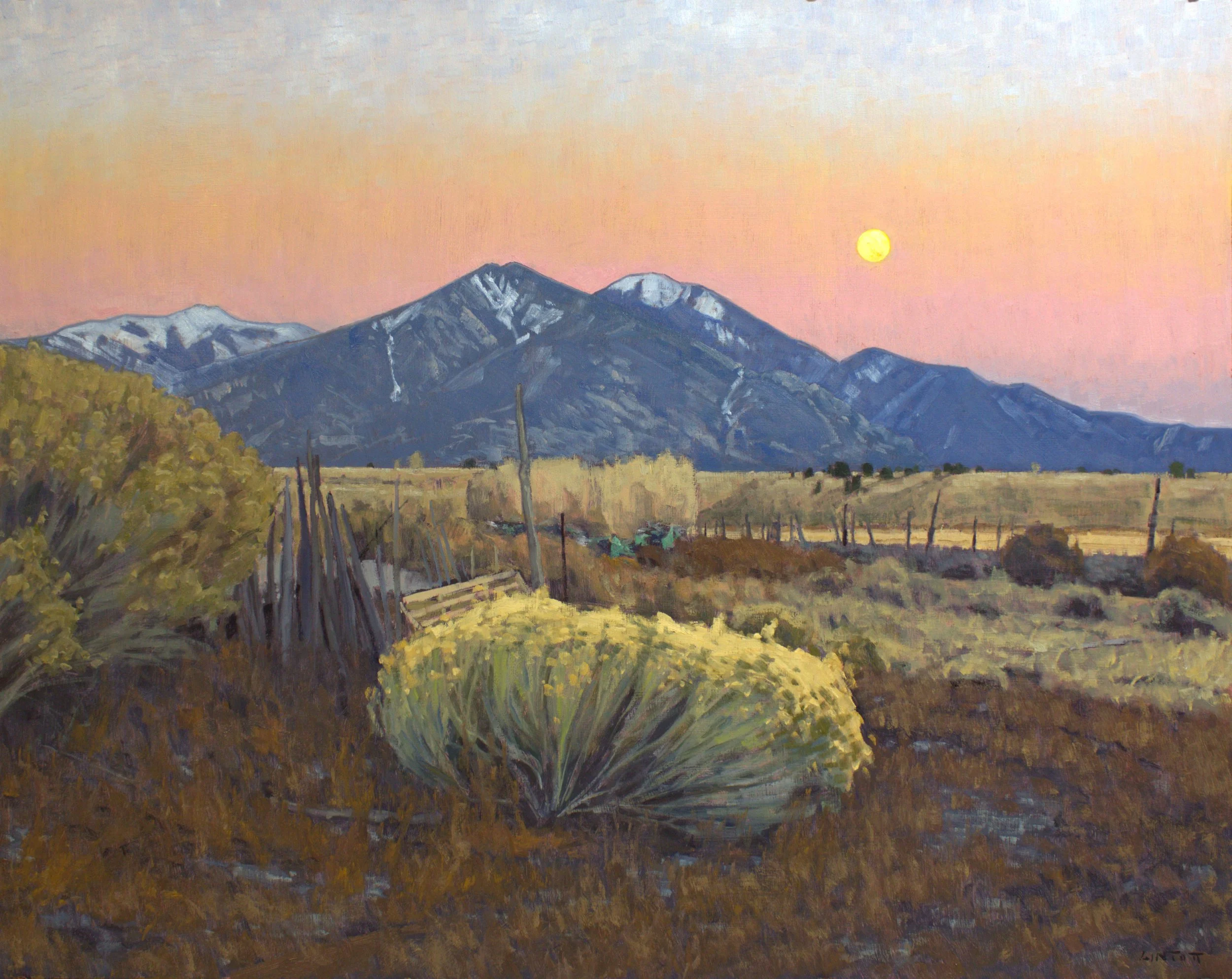 Song of the Cold Moon - Oil, 24" x 30"
