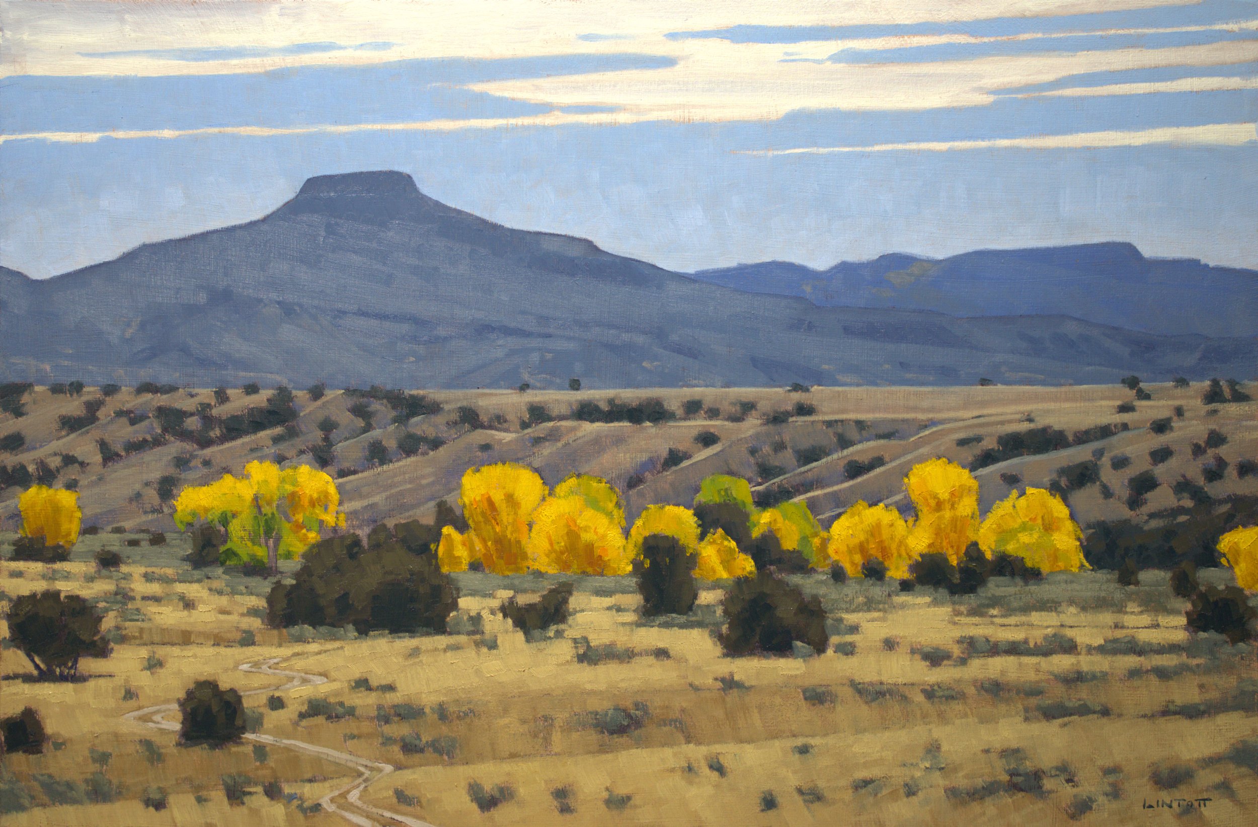 Cerro Pedernal - Oil, 16" x 24"