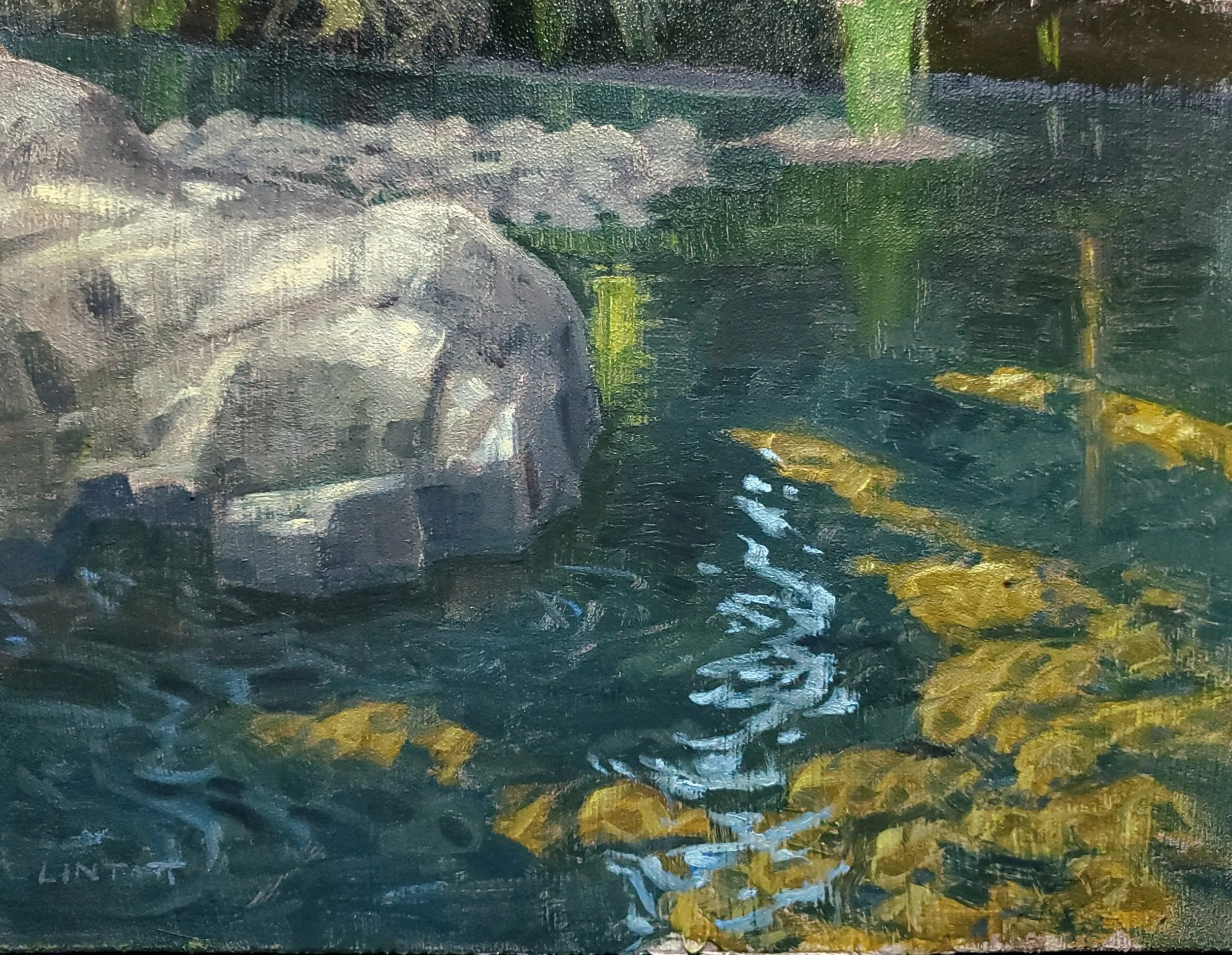 States of Matter - Oil, 7"x9"
