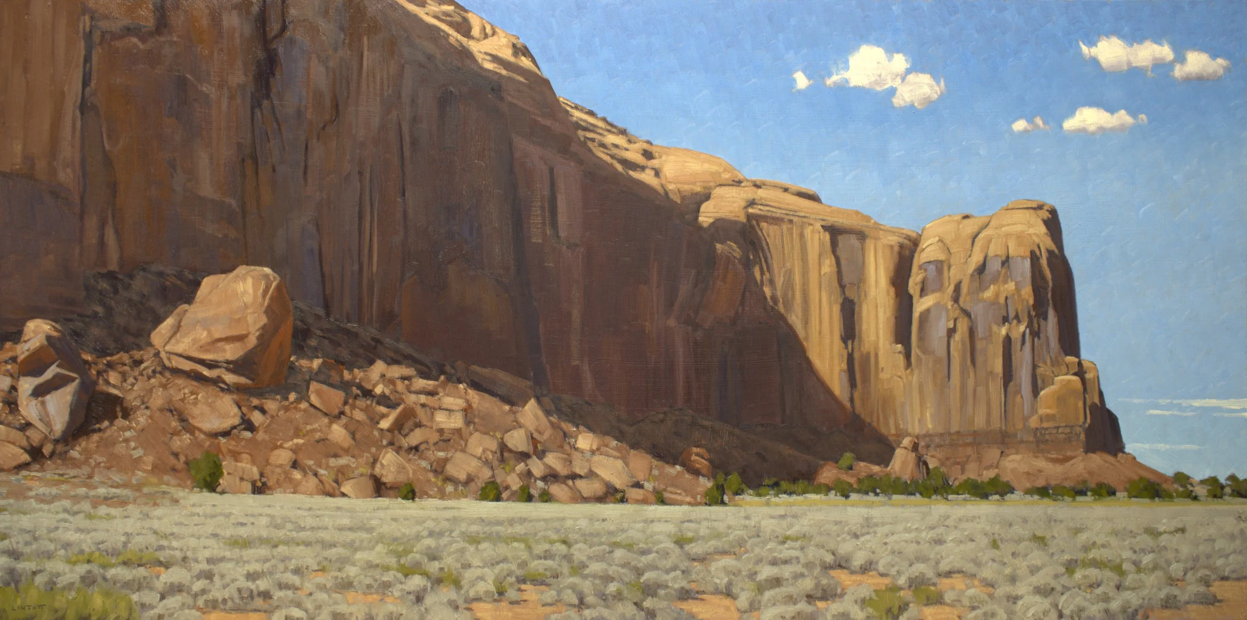 Stone and Sky - Oil, 24"x48"