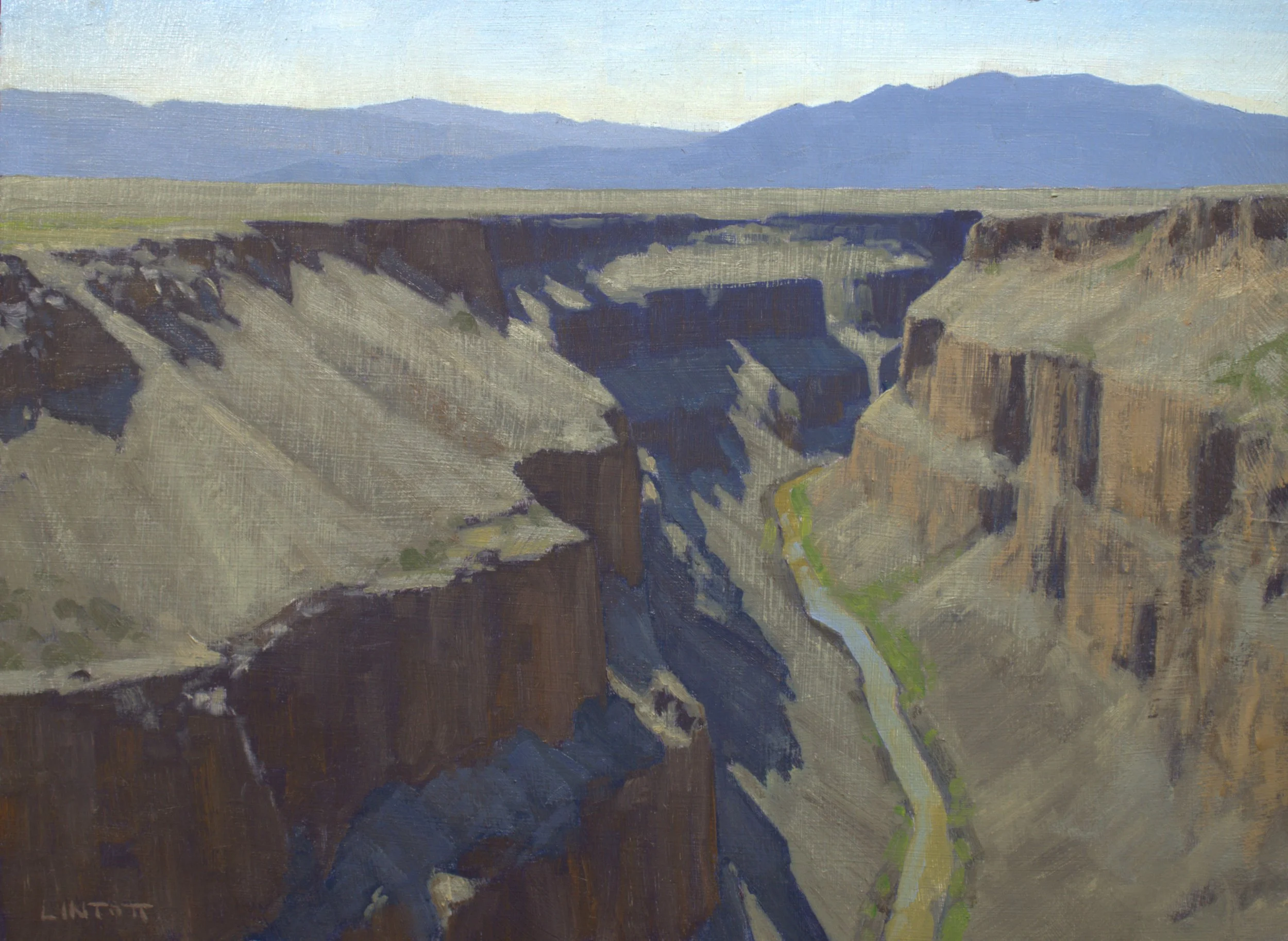 The Gorge - Oil, 11.5"X15.5"