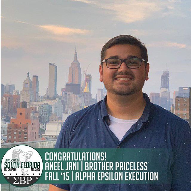 The Mu Mecca chapter would like to congratulate Mr. Aneel Jani, Brother Priceless, on receiving a full time position at DTCC as an Operations Analyst!
We would also like to acknowledge Mr. Arun Aji, Brother ShadowPlay, who has been interning at the Florida Research Institute as a Data Analyst this summer! We wish you both continued success with your career paths!
#ΣΒΡ #MuMecca #SigRhoScholars